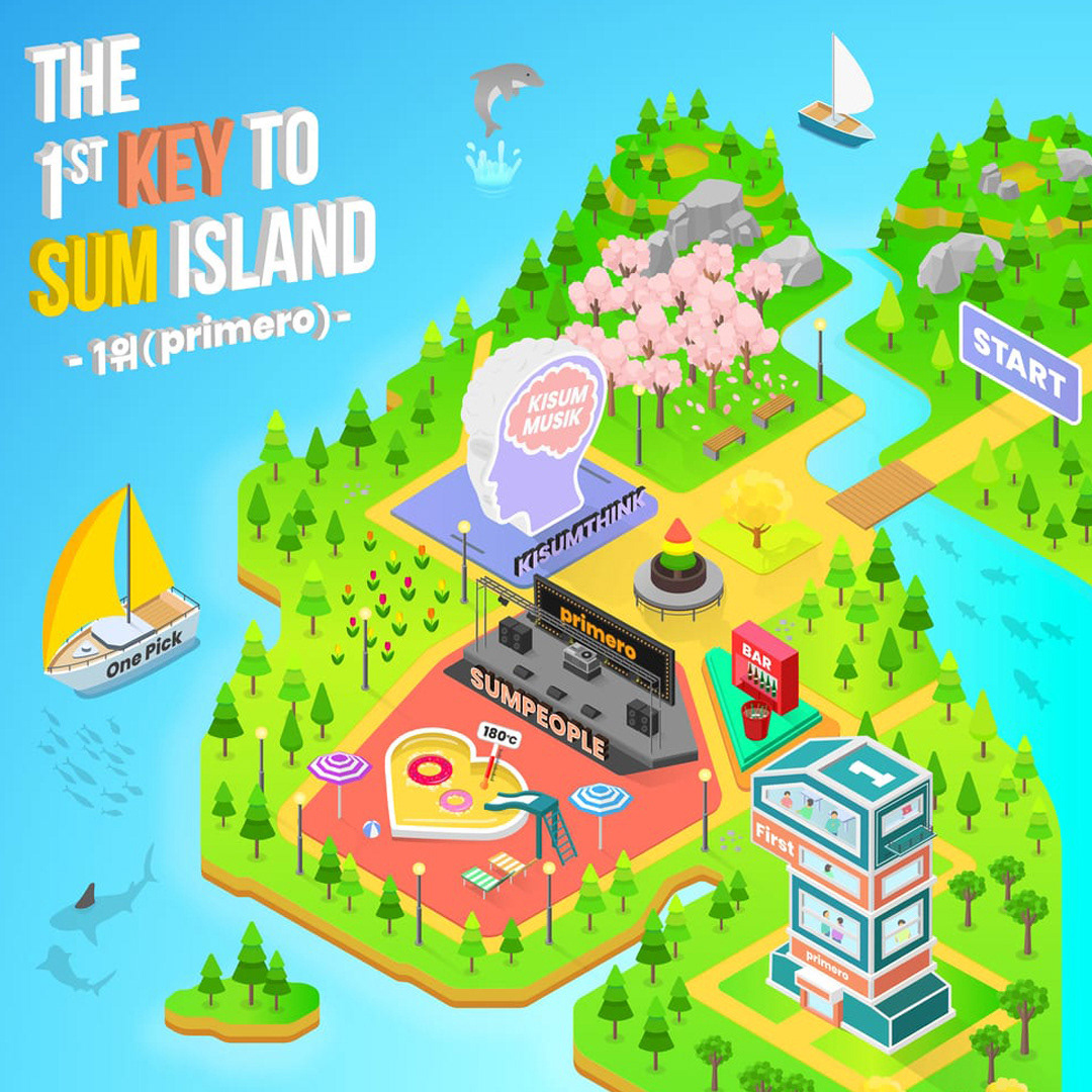 '키썸(Kisum)' Digital Single [The 1st Key to Sum Island]  01. 1위(Primero) 02. 1위(Primero) Inst.