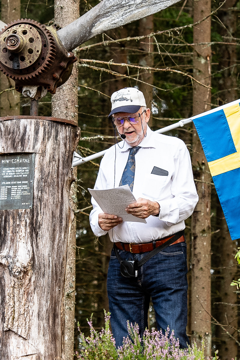 Ingvar Lindberg höll tal