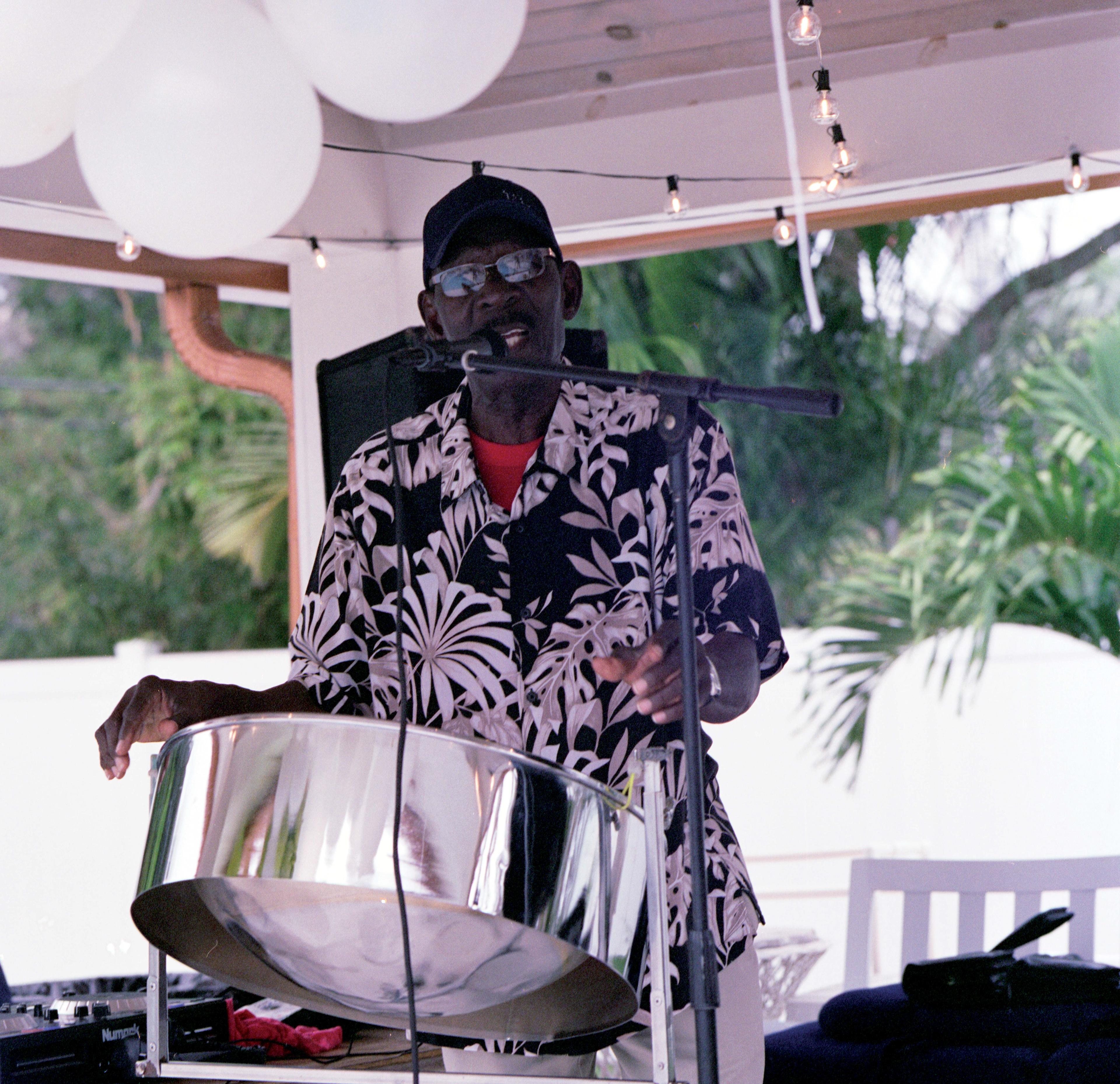 A steel drummer!