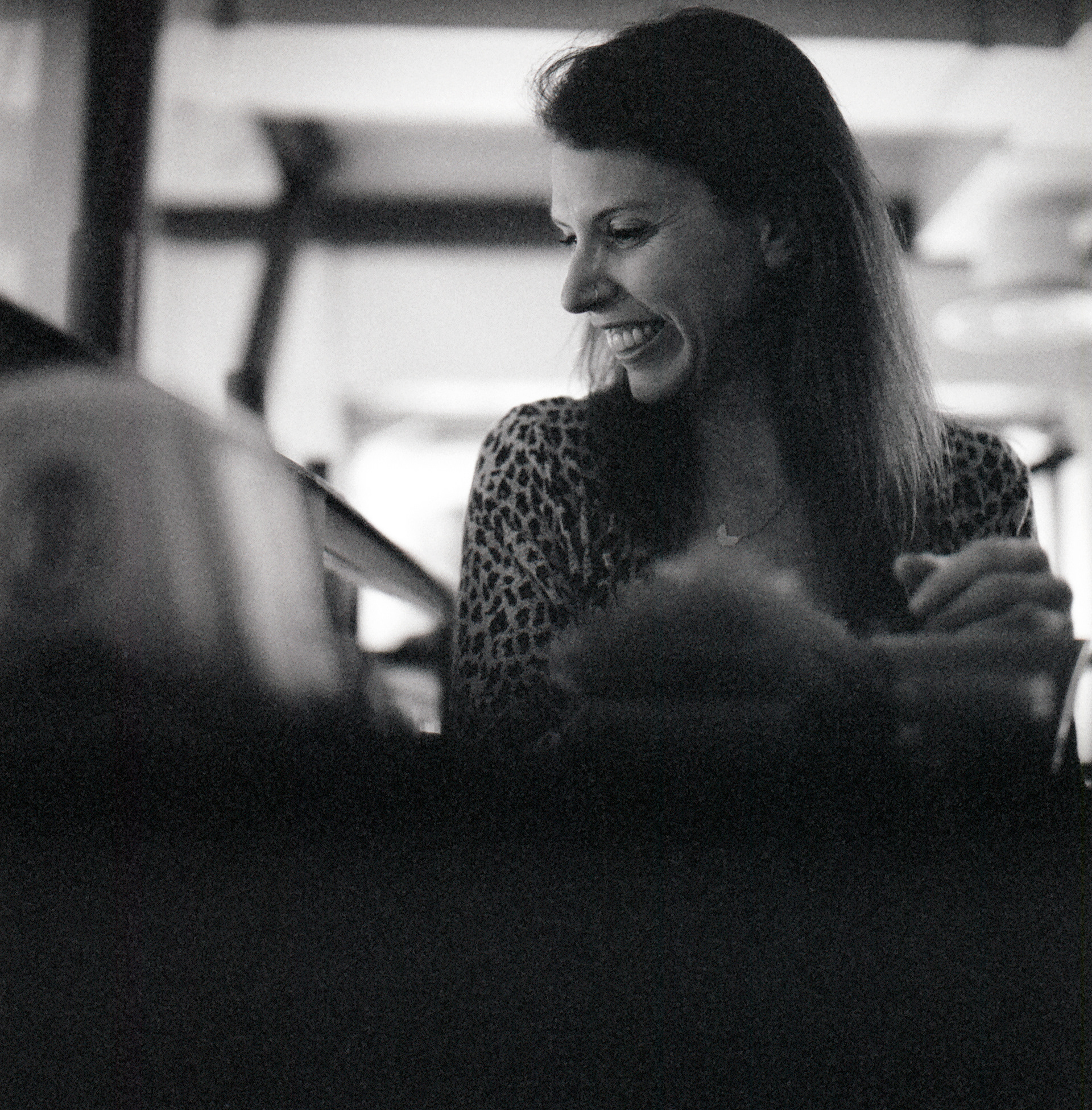 Excellent example of the grain texture of Ilford Delta 3200, developed at ISO 3200