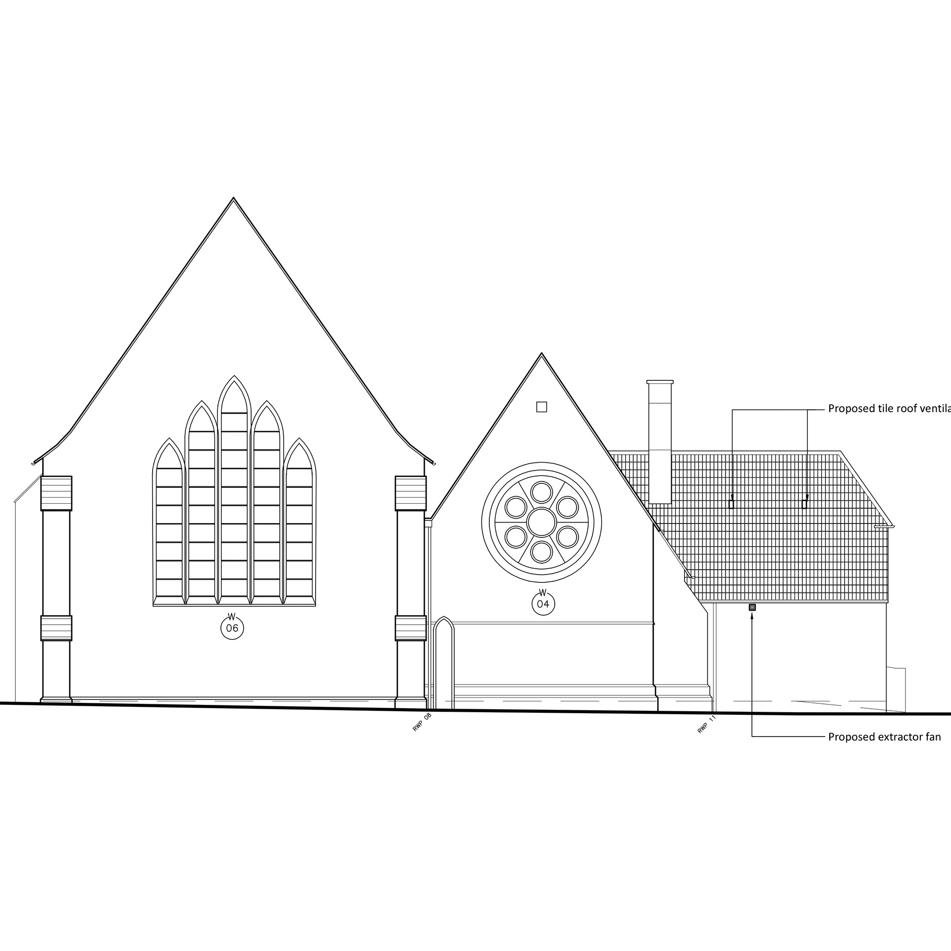 Proposed West Elevation