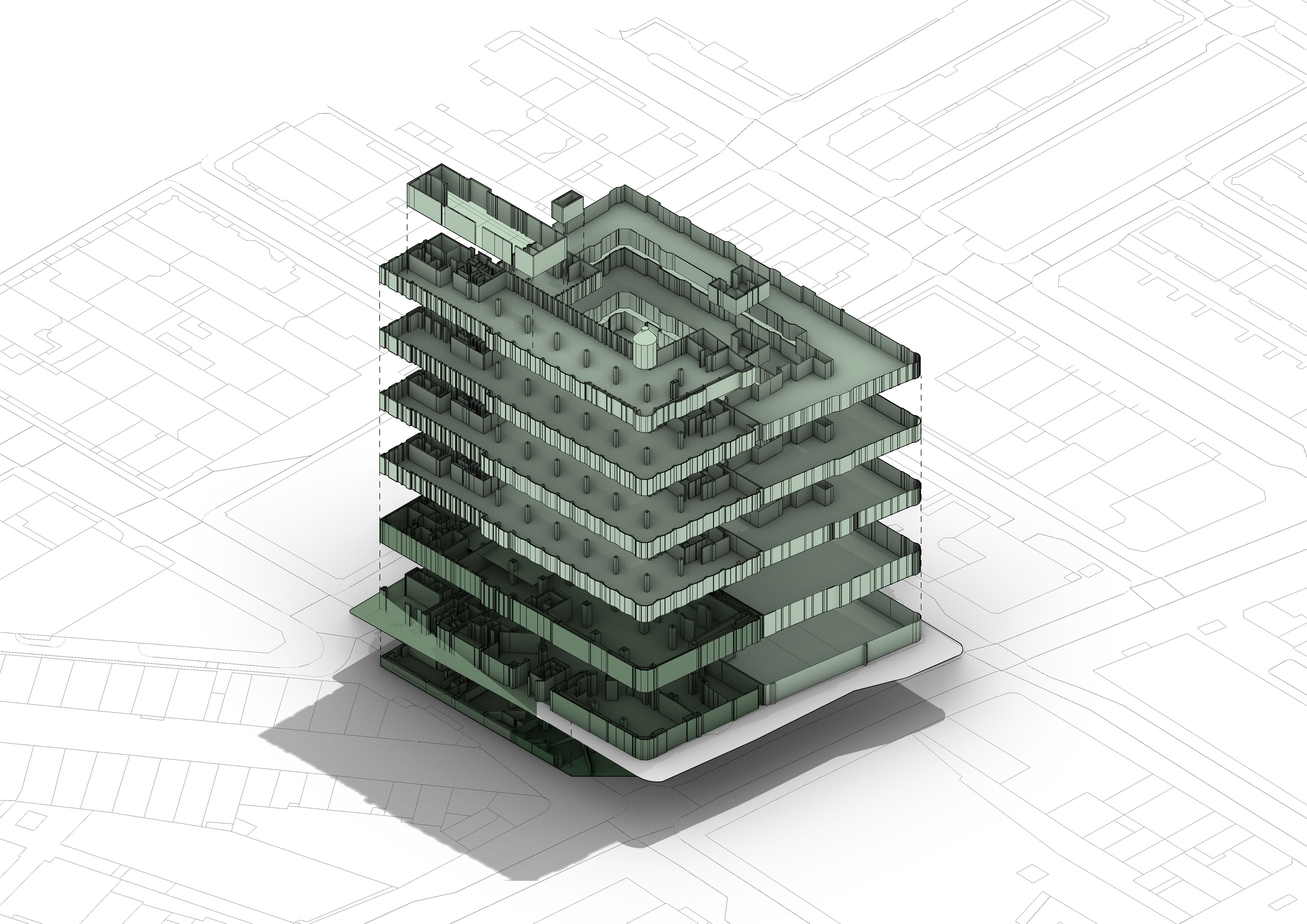 Existing Exploded Axonometric