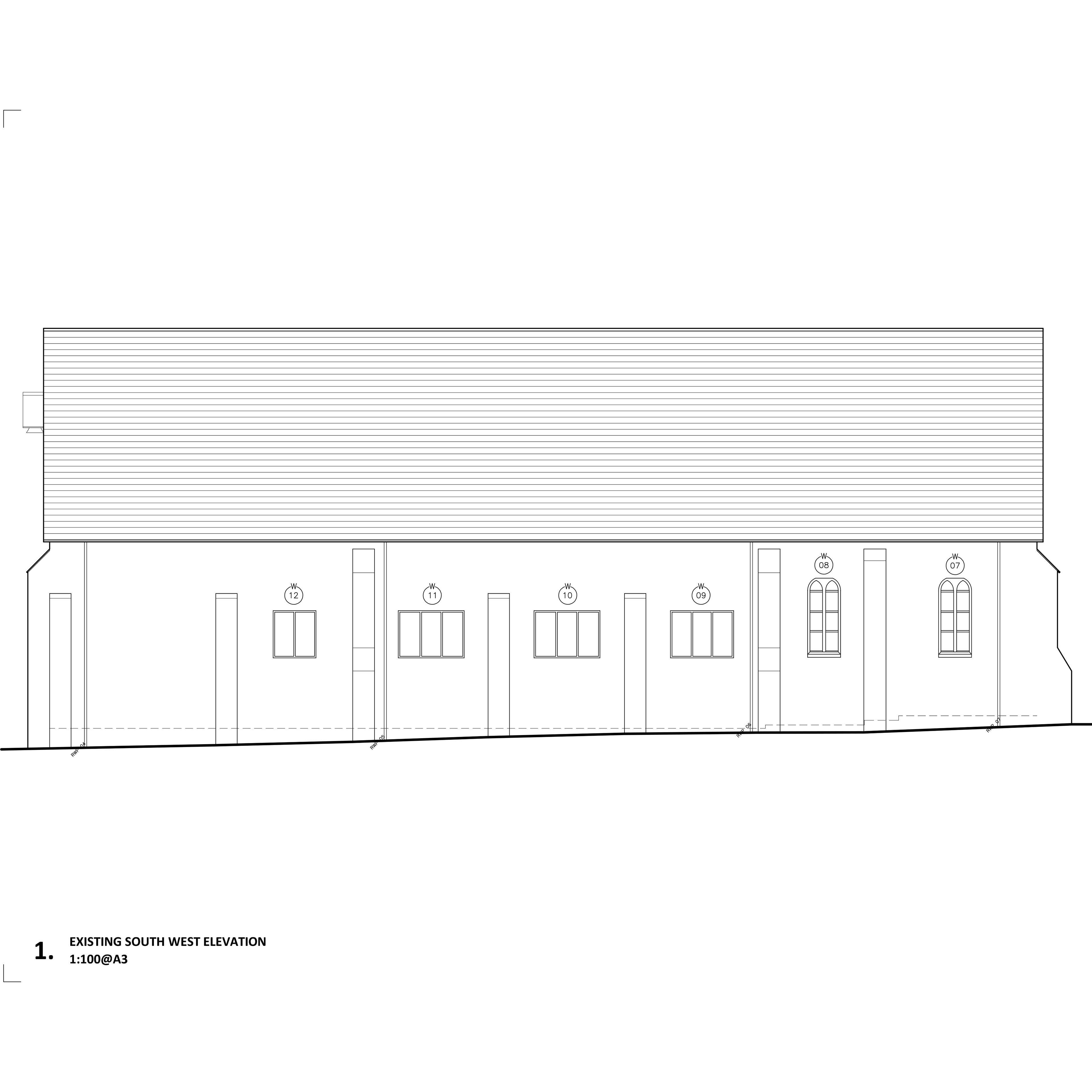 Existing South Elevation