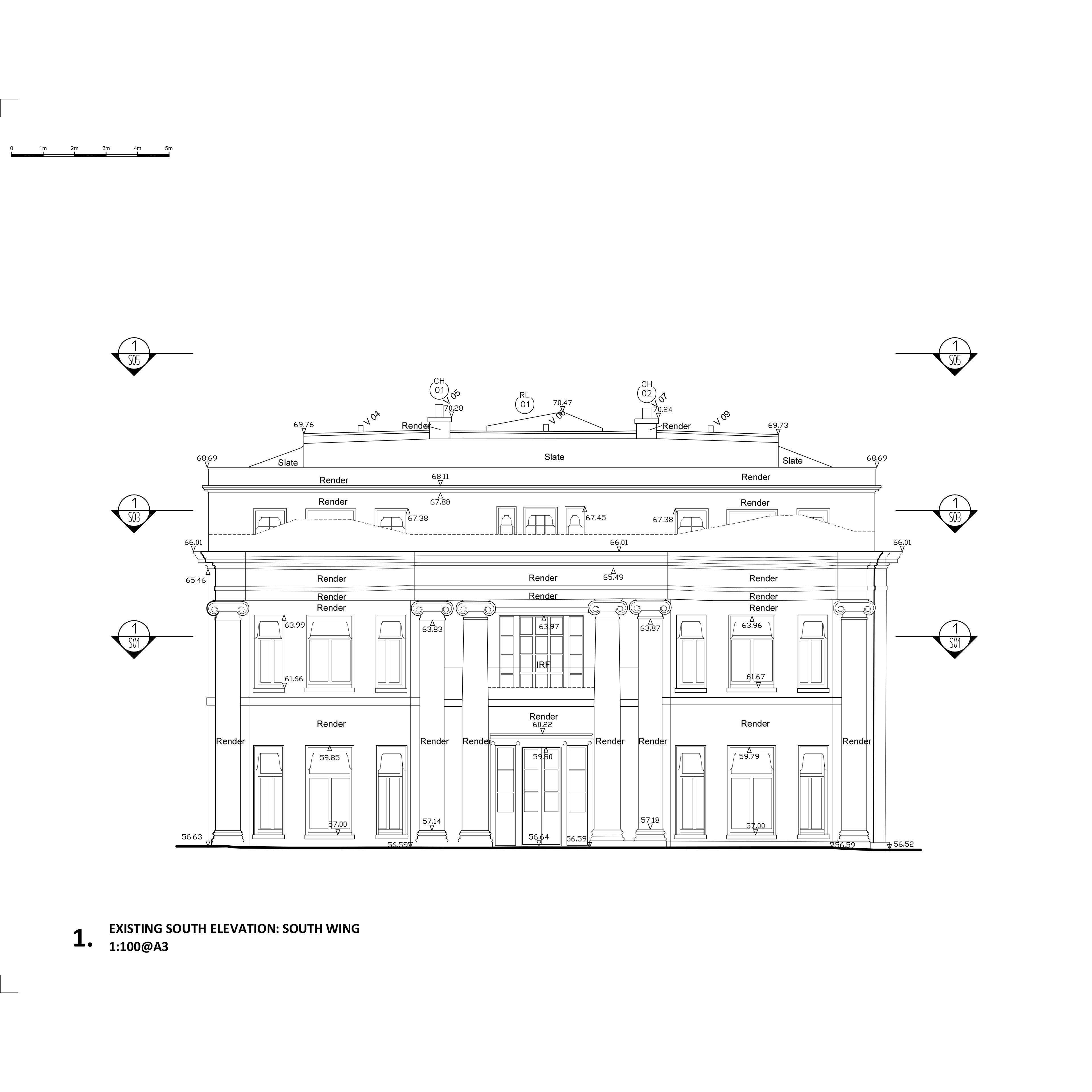 Existing West Elevation