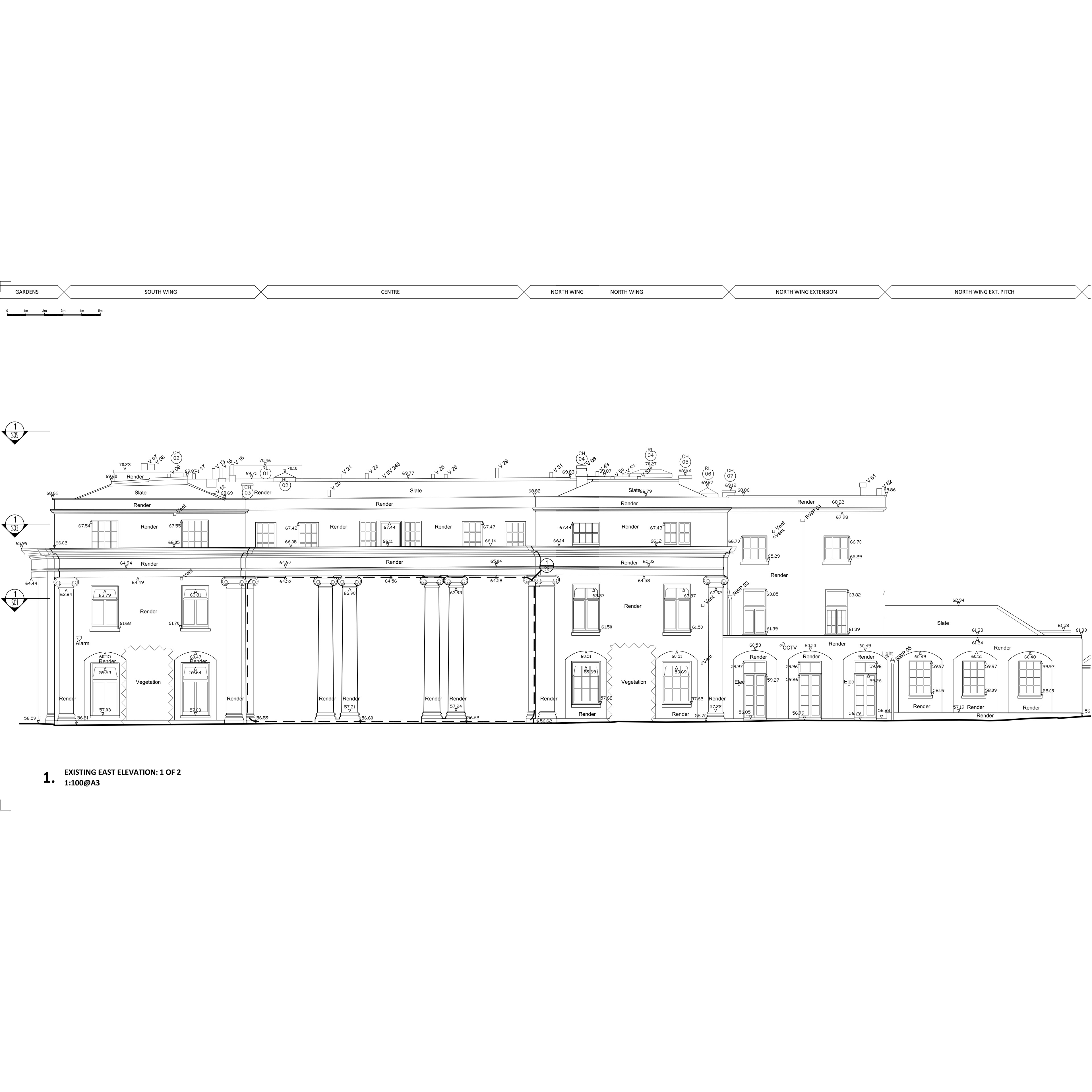 Existing South Elevation