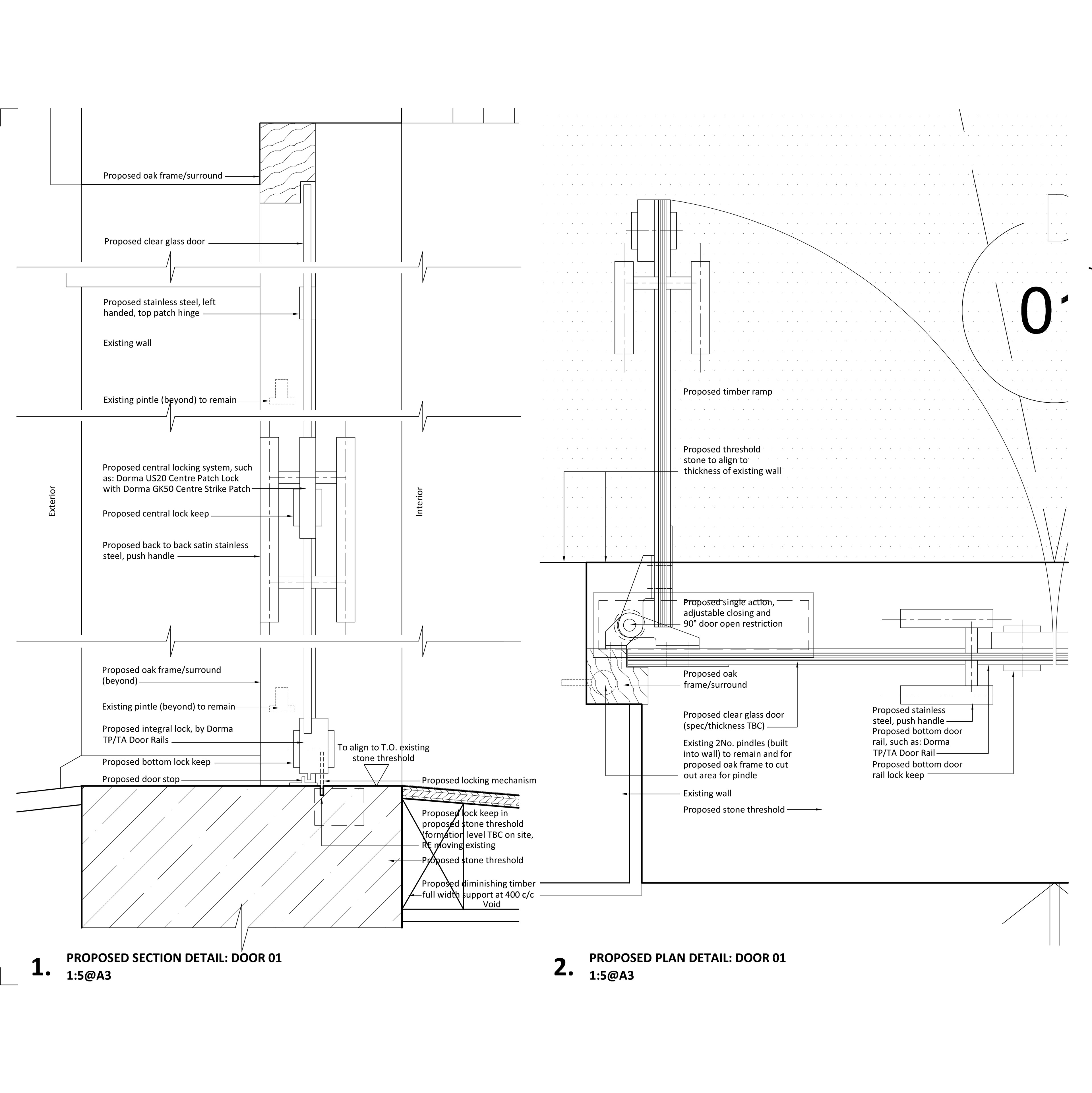 Proposed Detail Section & Plan