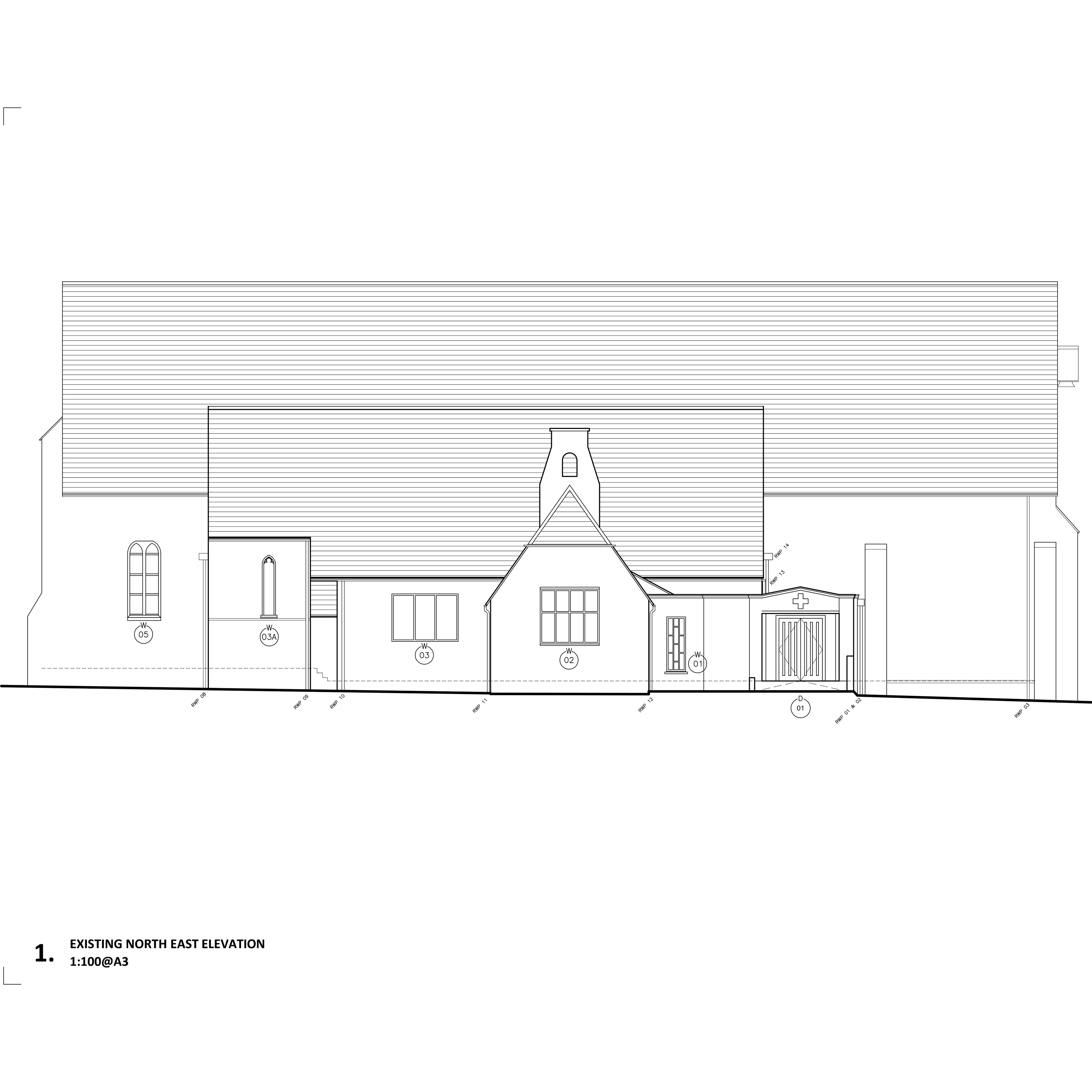 Existing North Elevation