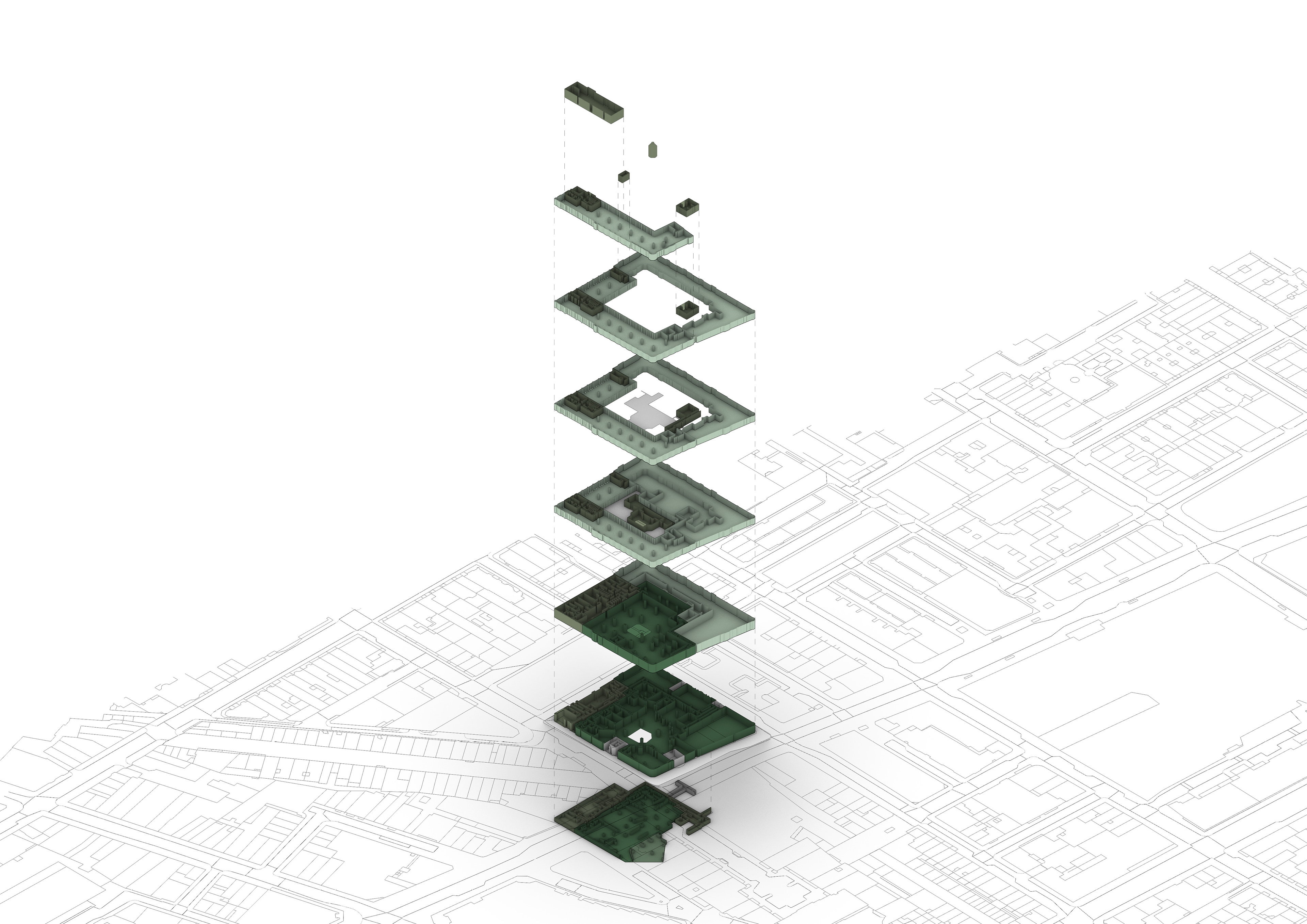 Existing Exploded Axonometric