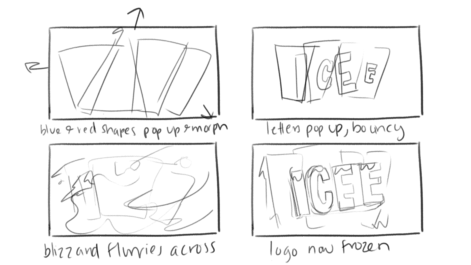 Icee thumbnail sketches