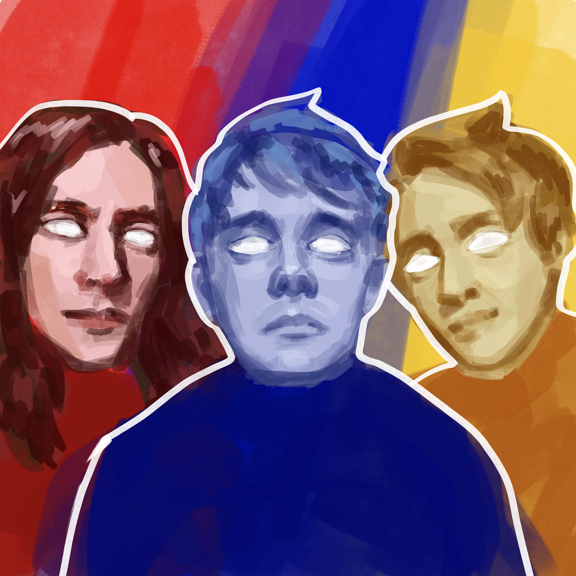 fanart for the band Waterparks, 2021