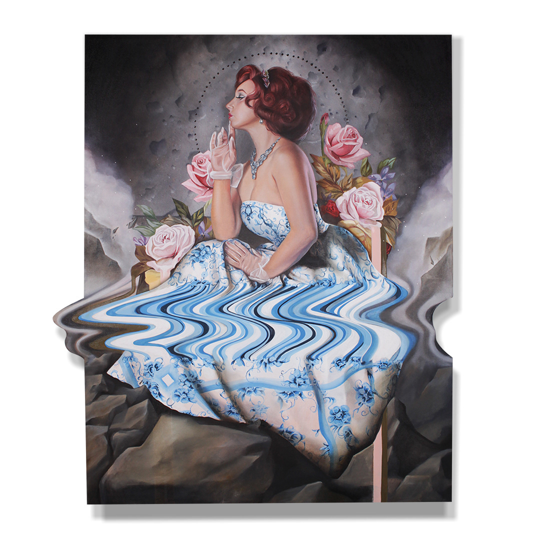 "Honest Lie (True Pseudologia)" 36x48 Oil on Canvas