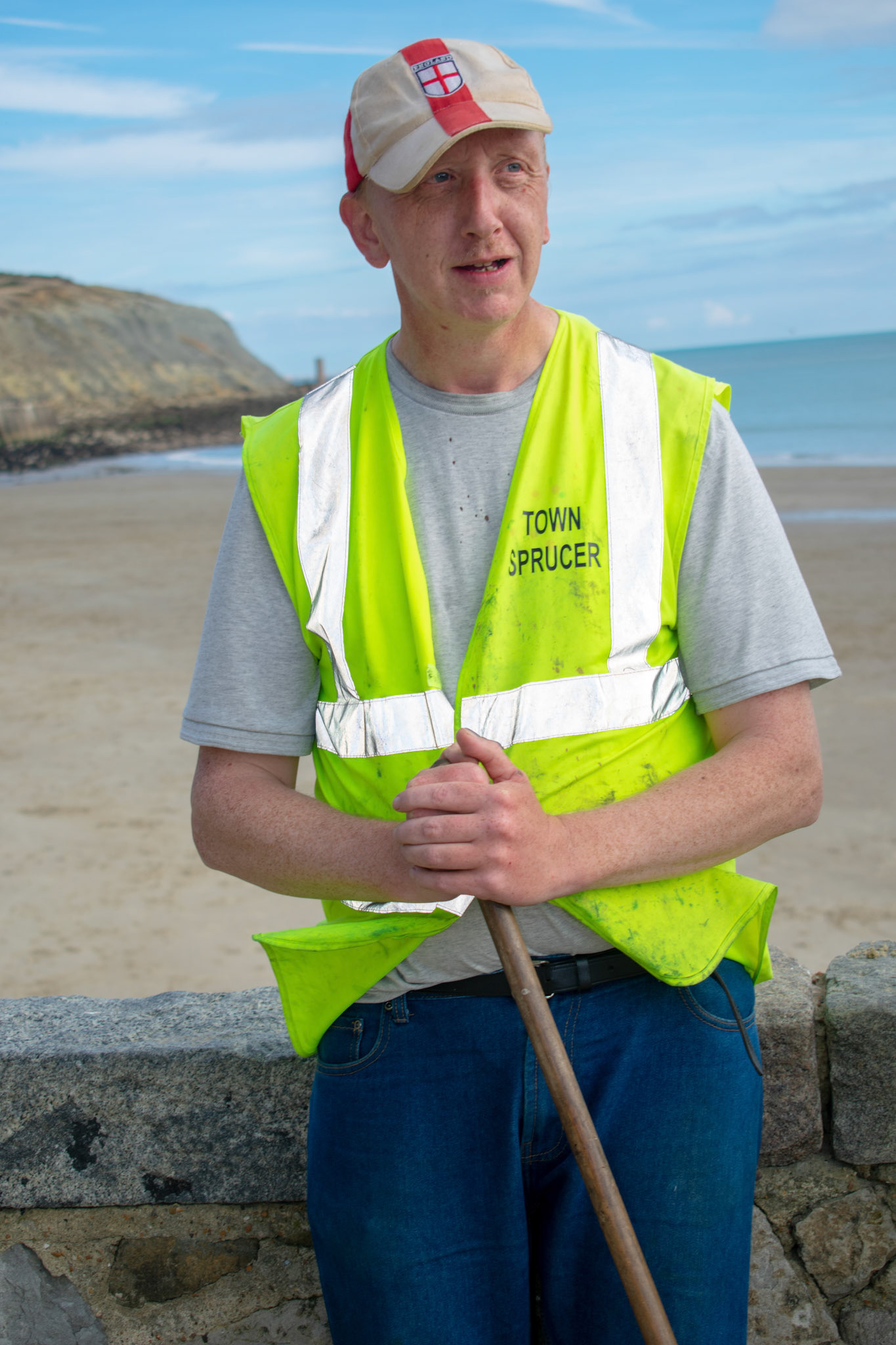 The Folkestone Town Sprucer. A local group cleaning up Folkestone