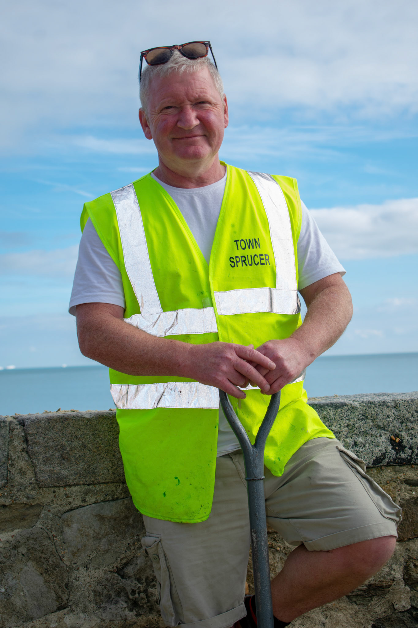 The Folkestone Town Sprucer. A local group cleaning up Folkestone