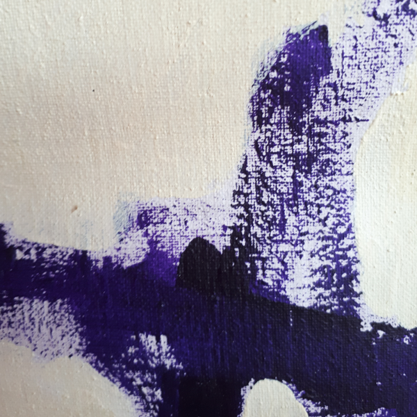 ASEMICA #1, parz, olio su tela, 1999