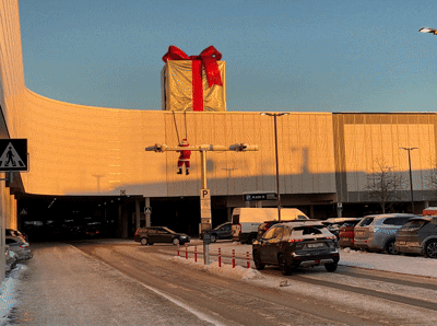 nissen firer seg ned City Nord bygningen