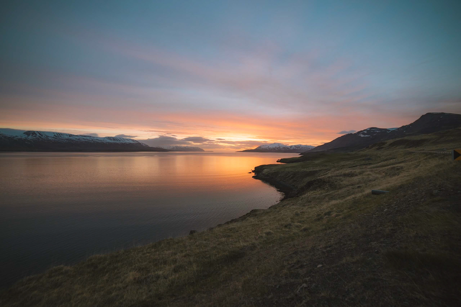 Sunset in Iceland