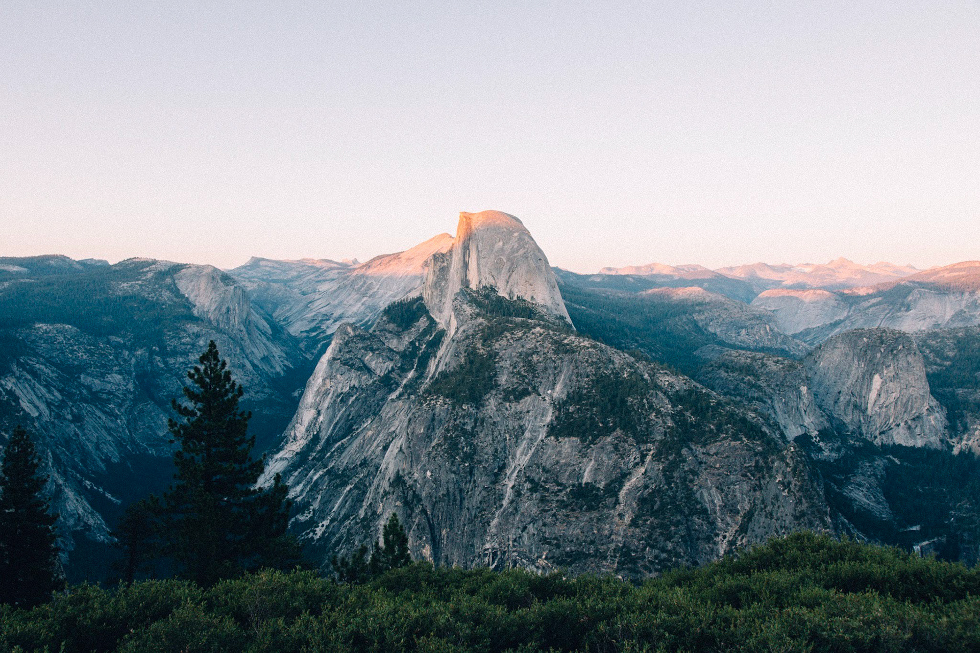 Sunset in Yosemite