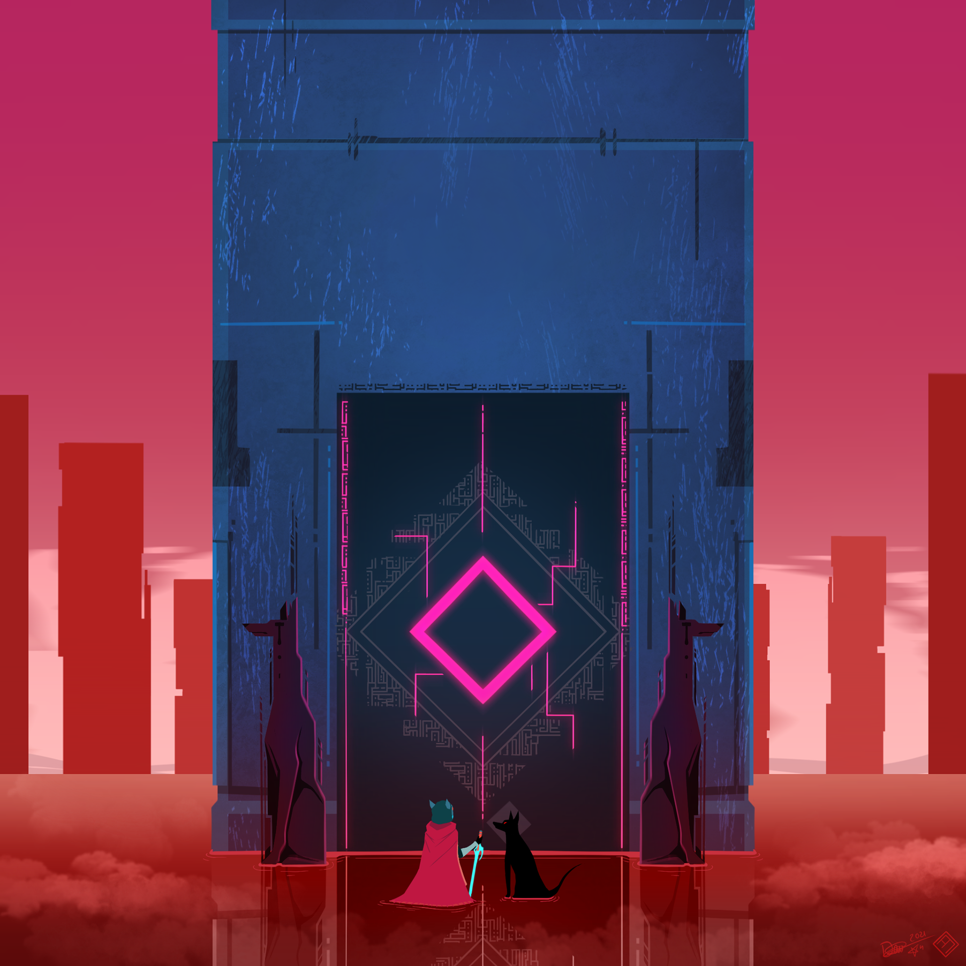 “In an ocean of blood we shall rise once more.” (Hyper Light Drifter)