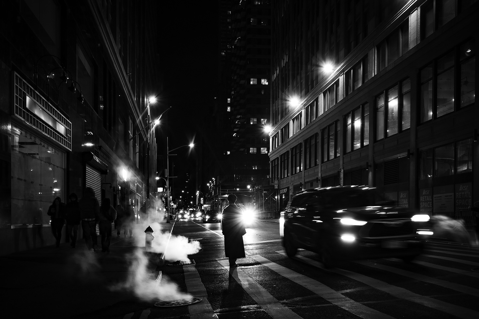 CROSSING IN THE LIGHT