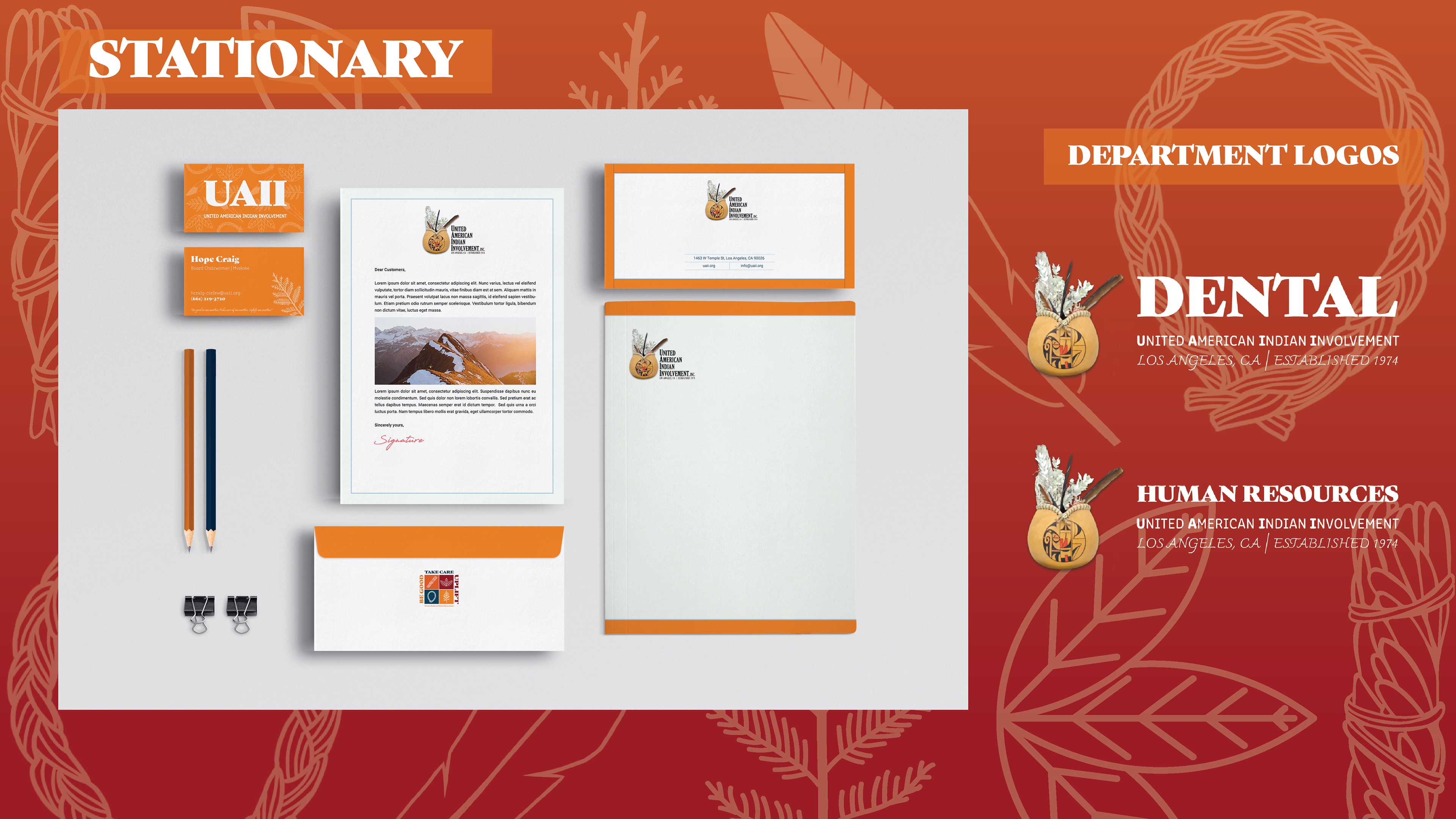 Stationary & Logos - United American Indian Involvement
