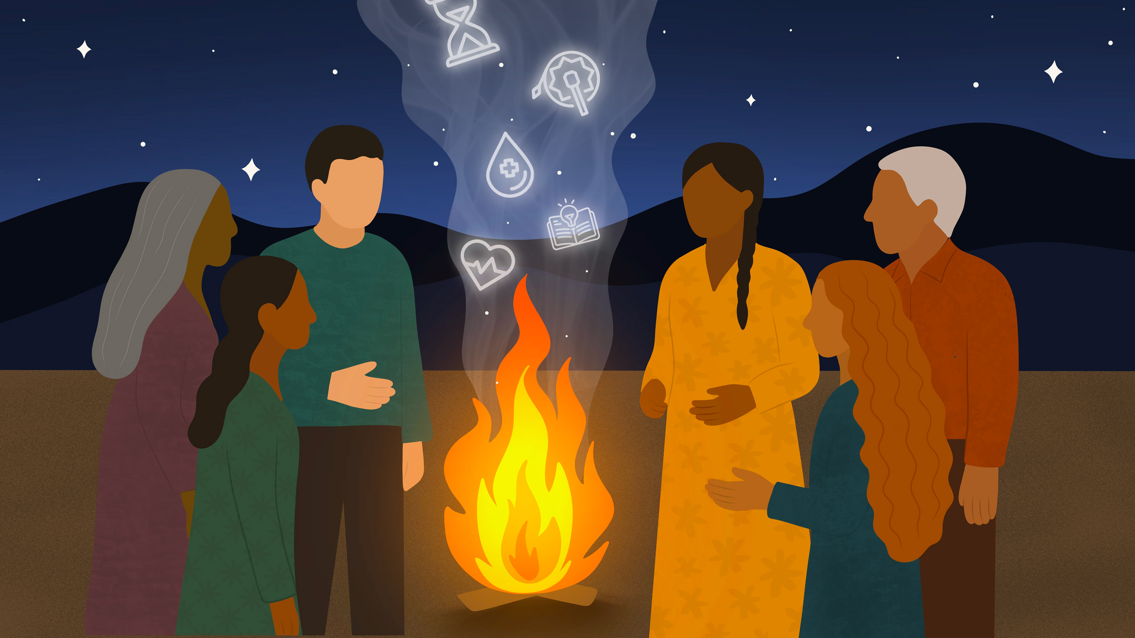 Arizona State University & Duke University - Tribal Data Repository Illustration