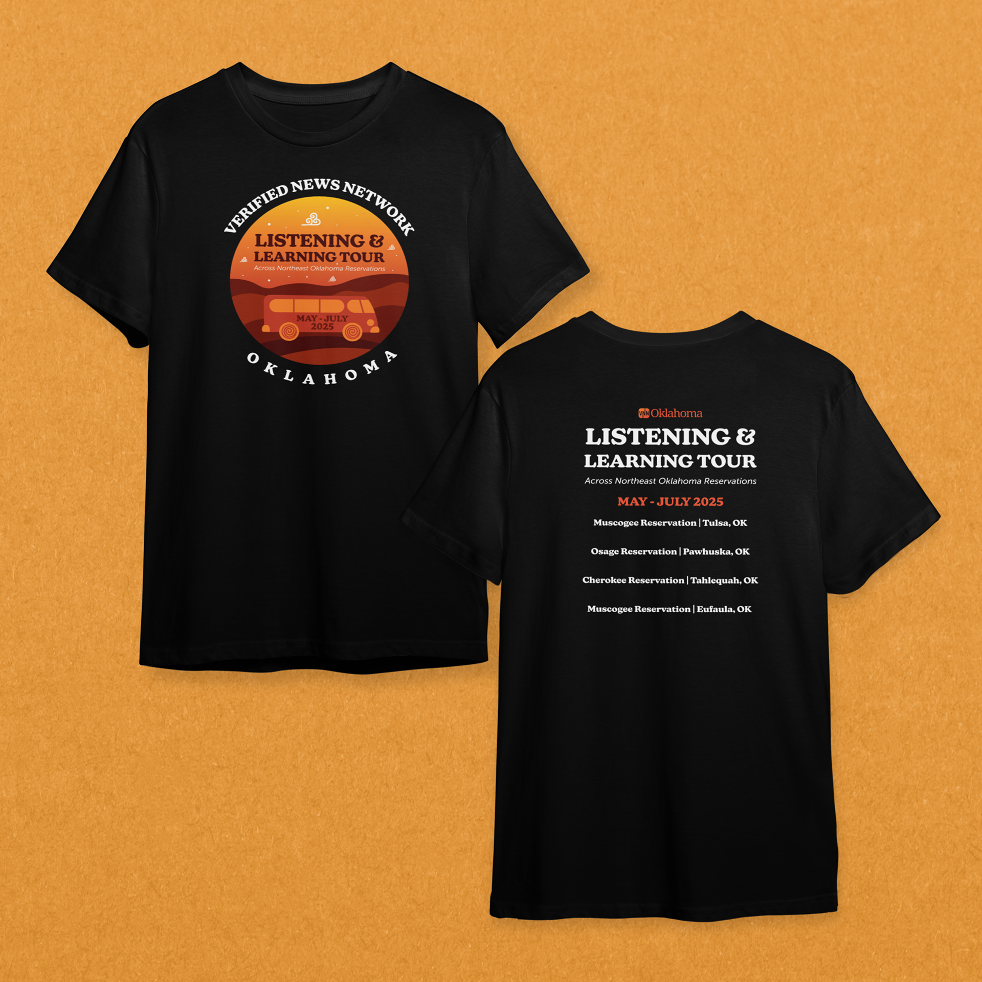 Verified News Network - Listening & Learning Tour Shirt