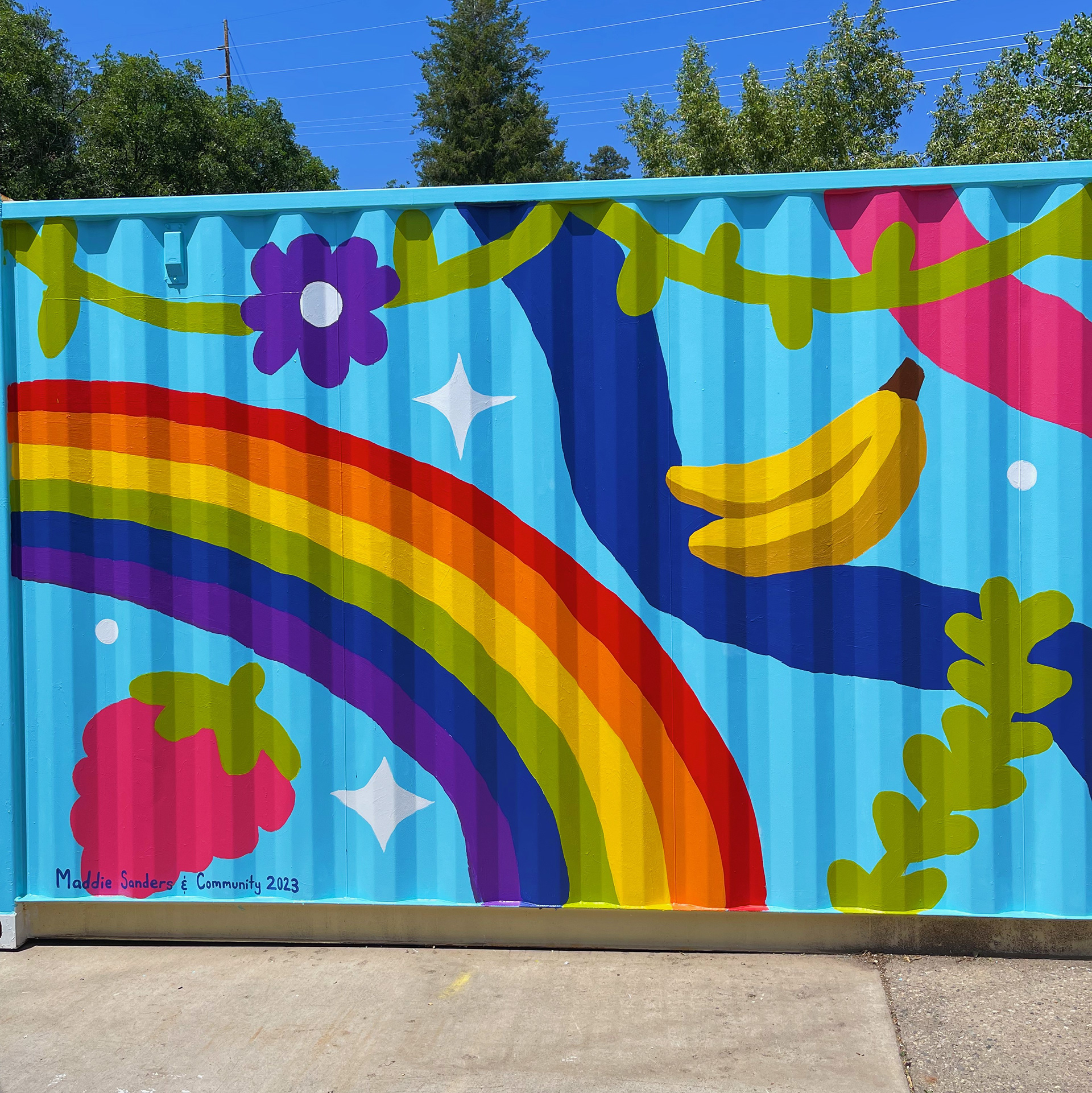 "Manna Mural" - Manna Soup Kitchen - Durango, CO - 2023