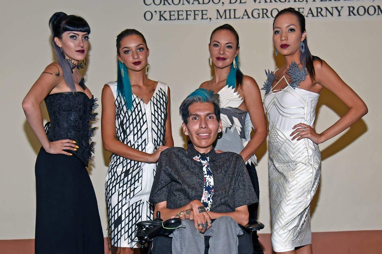 SWAIA Fashion Show - Adrian Standing Elk Pinnecoose - 2018