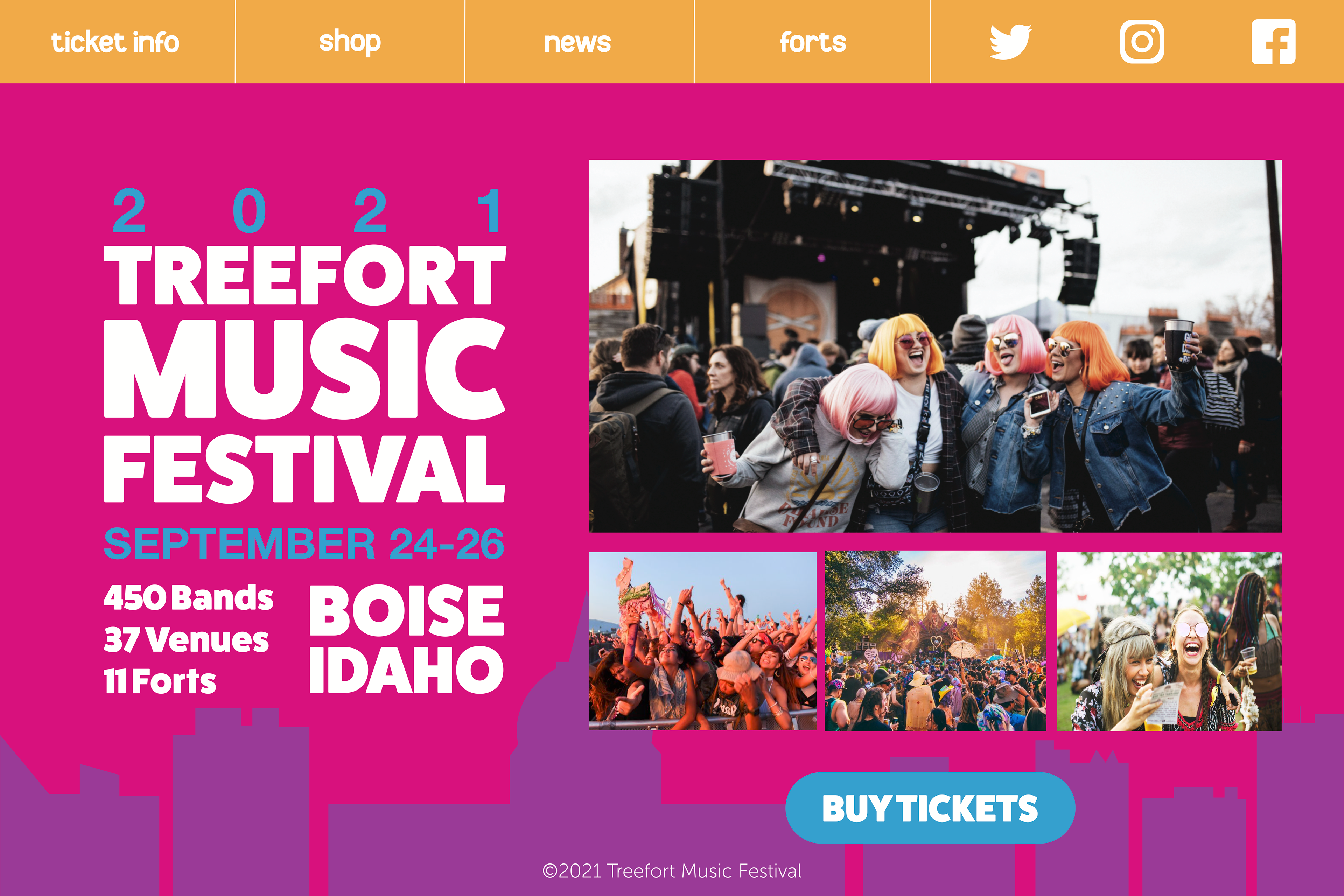 Treefort Music Fest - Website