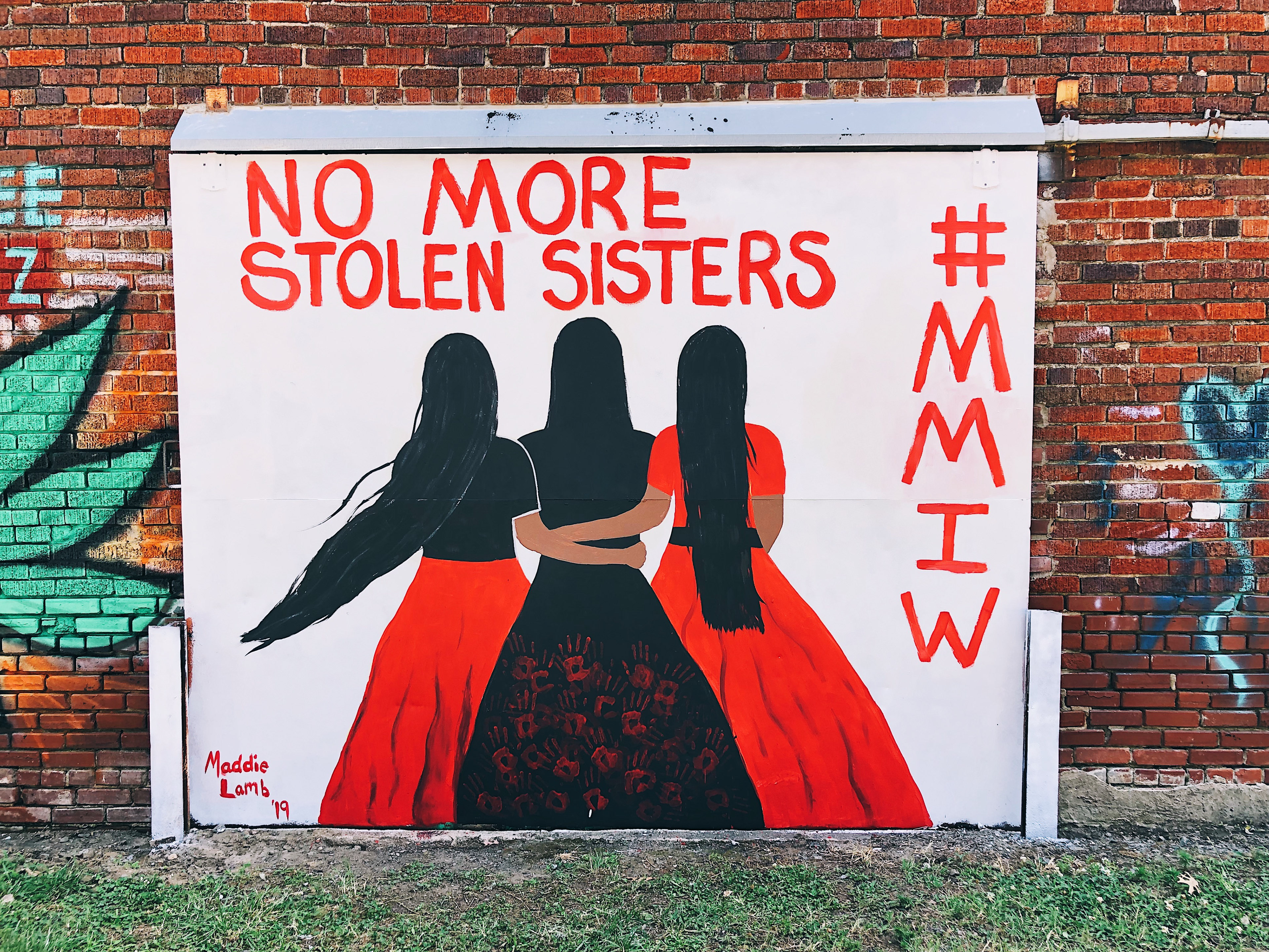 MMIW Awareness Mural - Located in Muskogee, OK - 2019