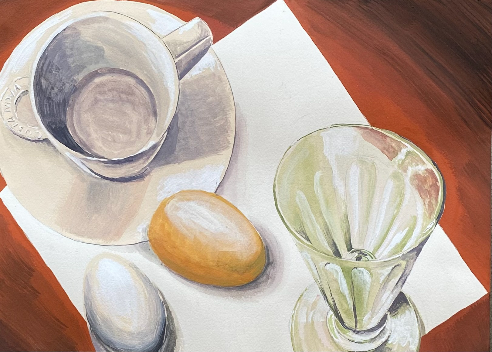 still life , gouache painting for sale