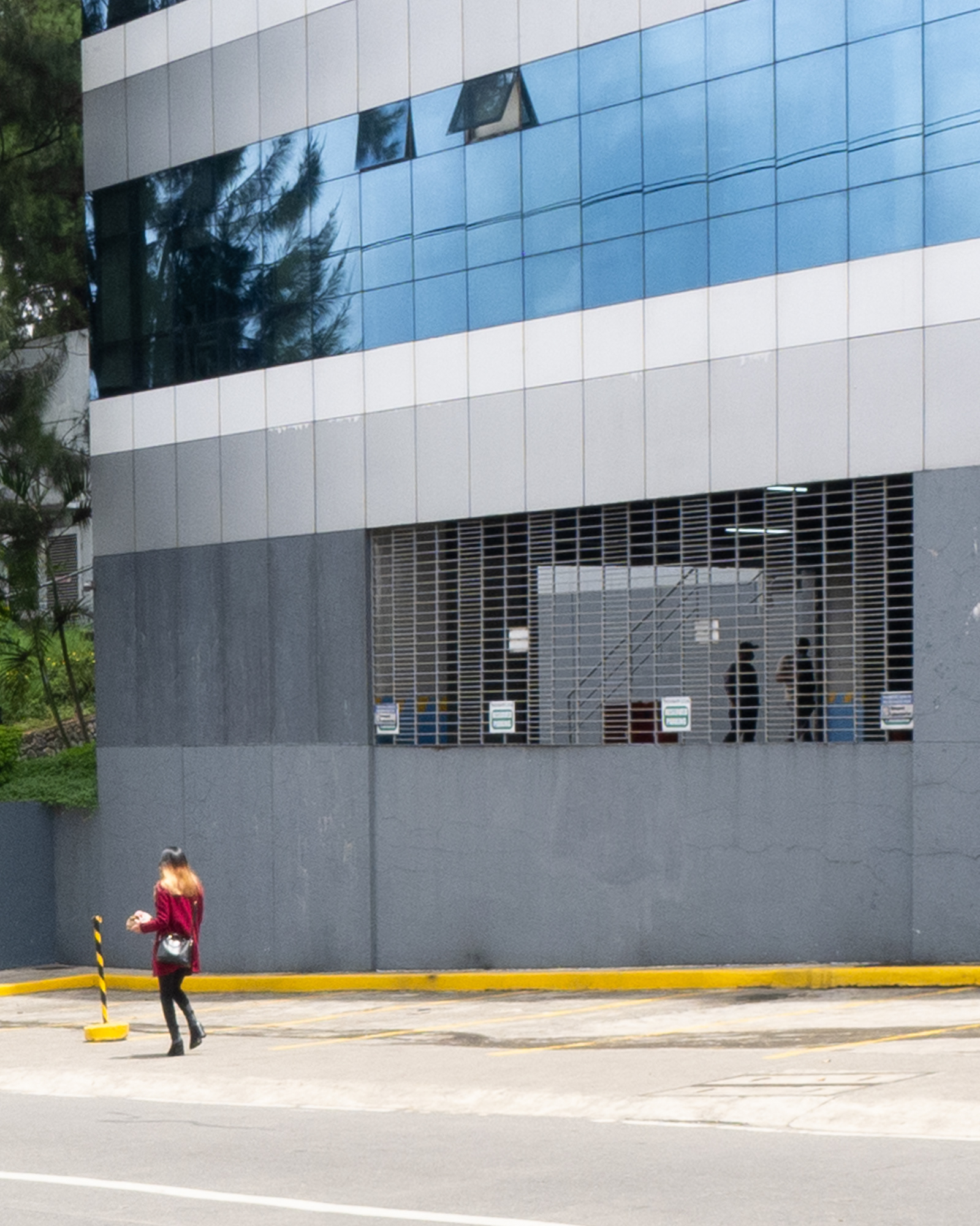 A long walk home. SITEL Building, Baguio City. Lumix LX5.