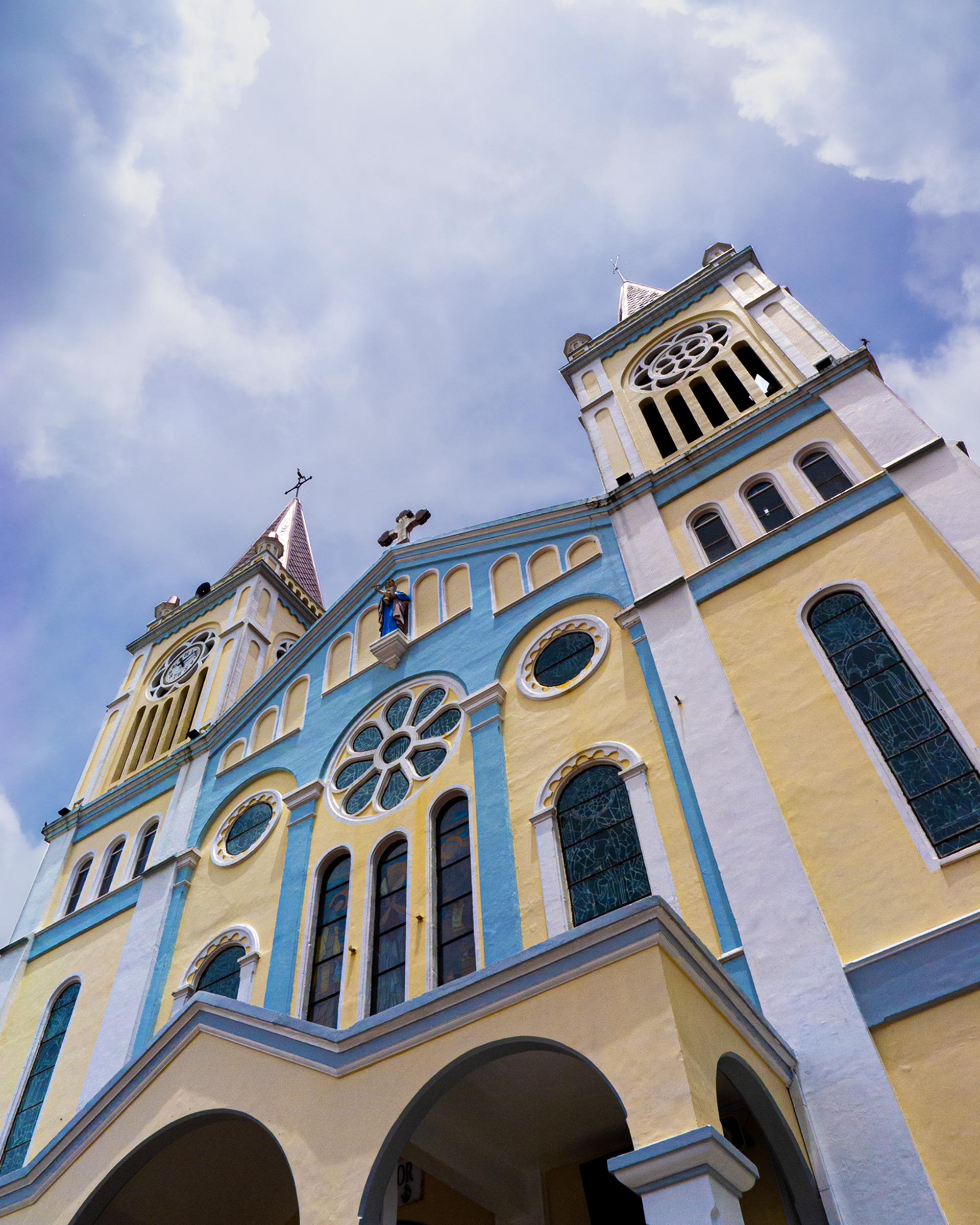 The Baguio Cathedral. Taken with Lumix LX5.