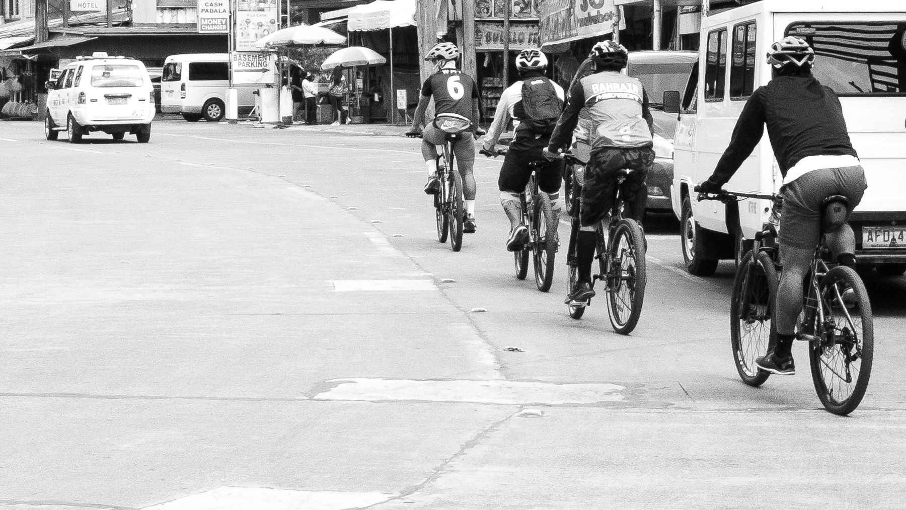 Bikers in Mines View Park. Get healthy. Lumix LX5. 