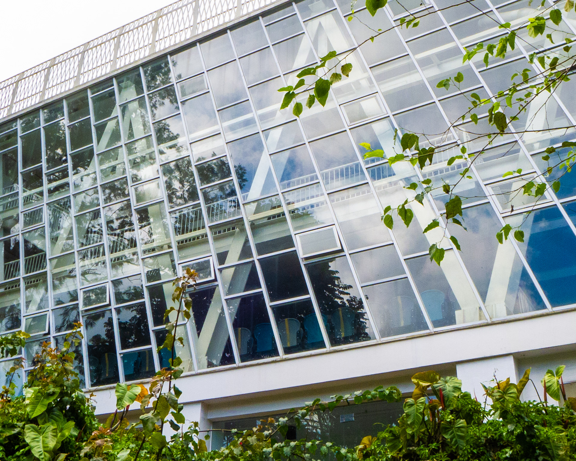 UP building, Baguio City. Lumix LX5.