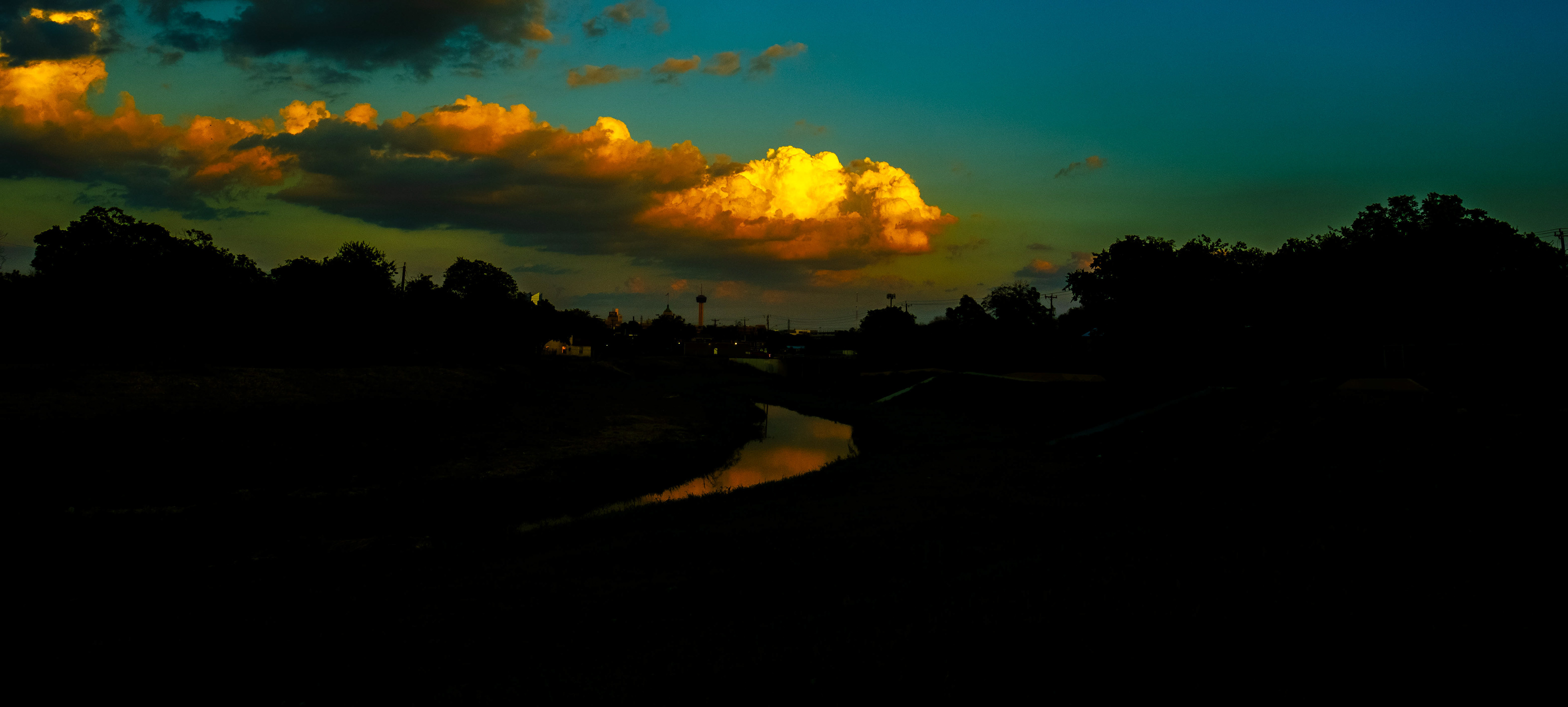 Sky's and the City - Color Digital Photo