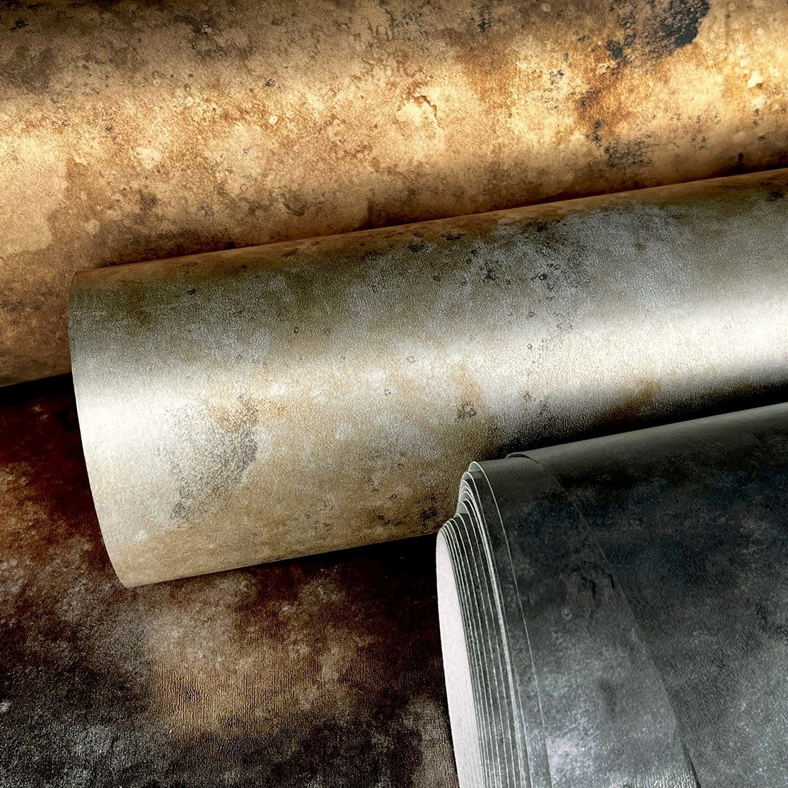 Gravure printed wallcovering