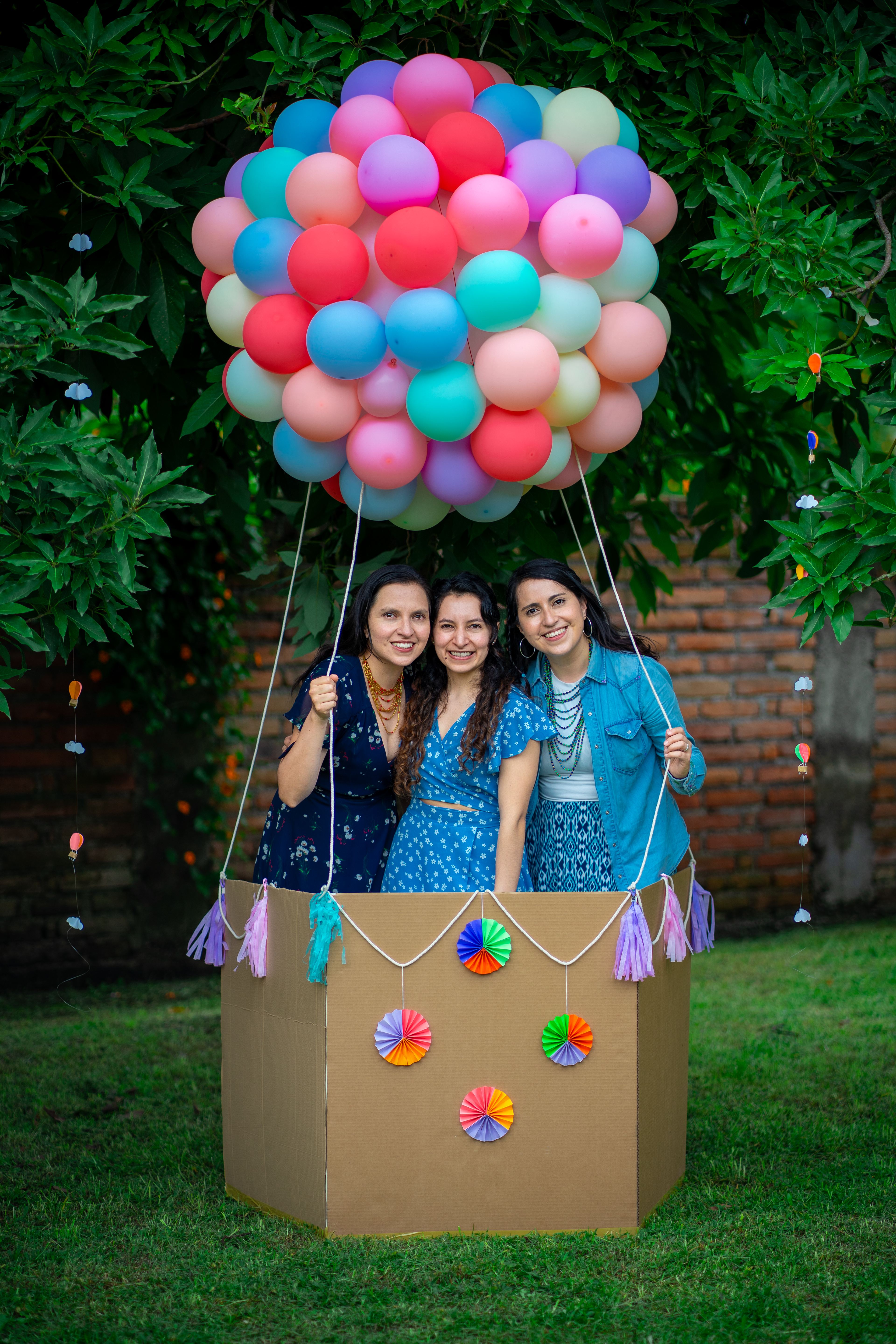 Sesión de cumpleaños en exterior