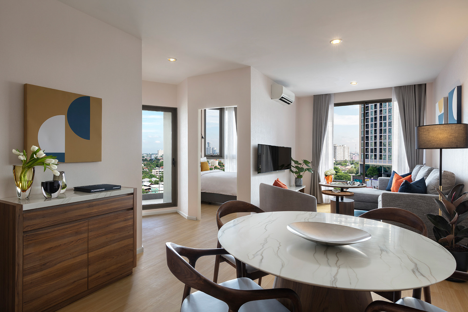 Commercial Photography / Hotel Photography / Architectural Photography for Oakwood Suites Tiwanon in Thailand