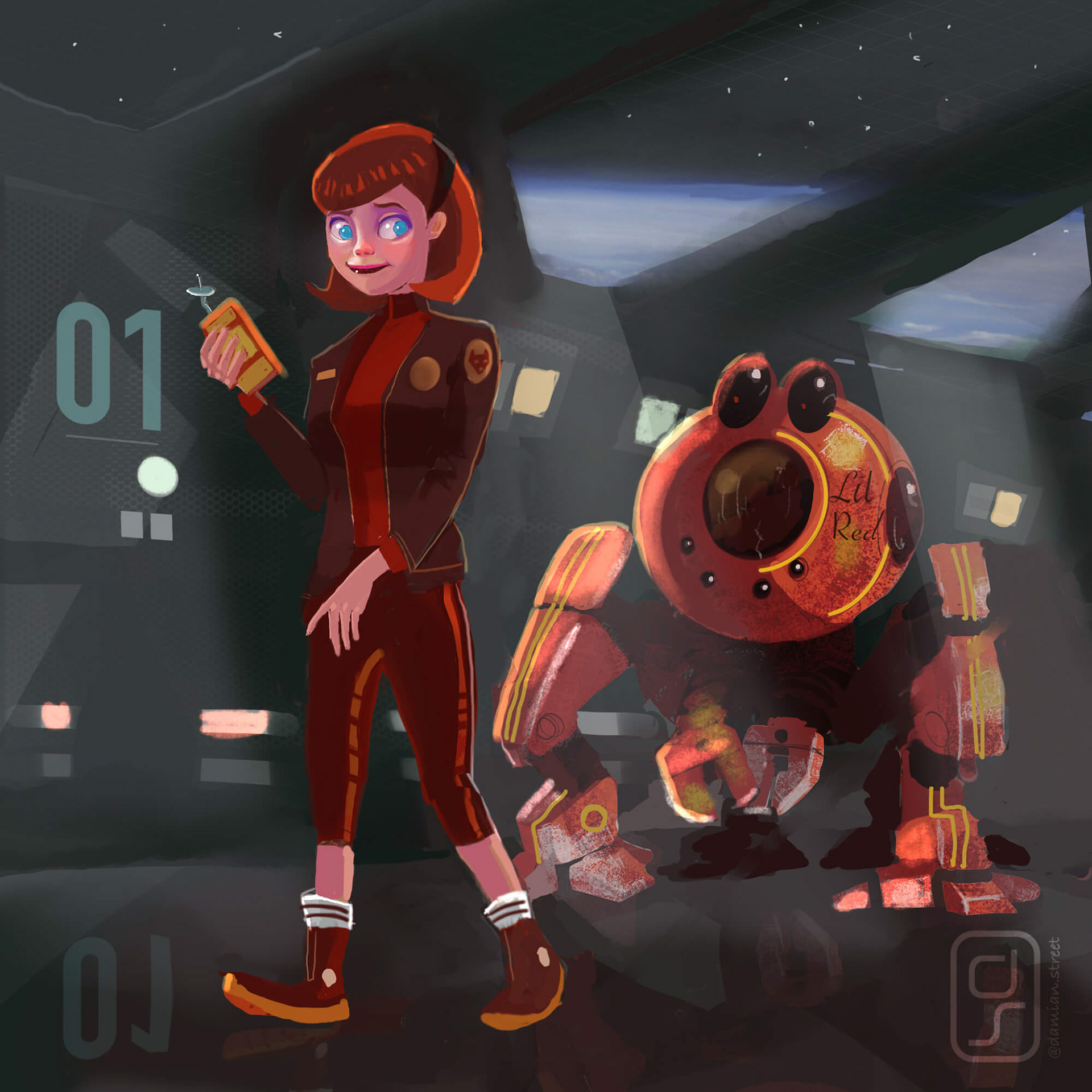 Lil Red Space Patrol - Concept