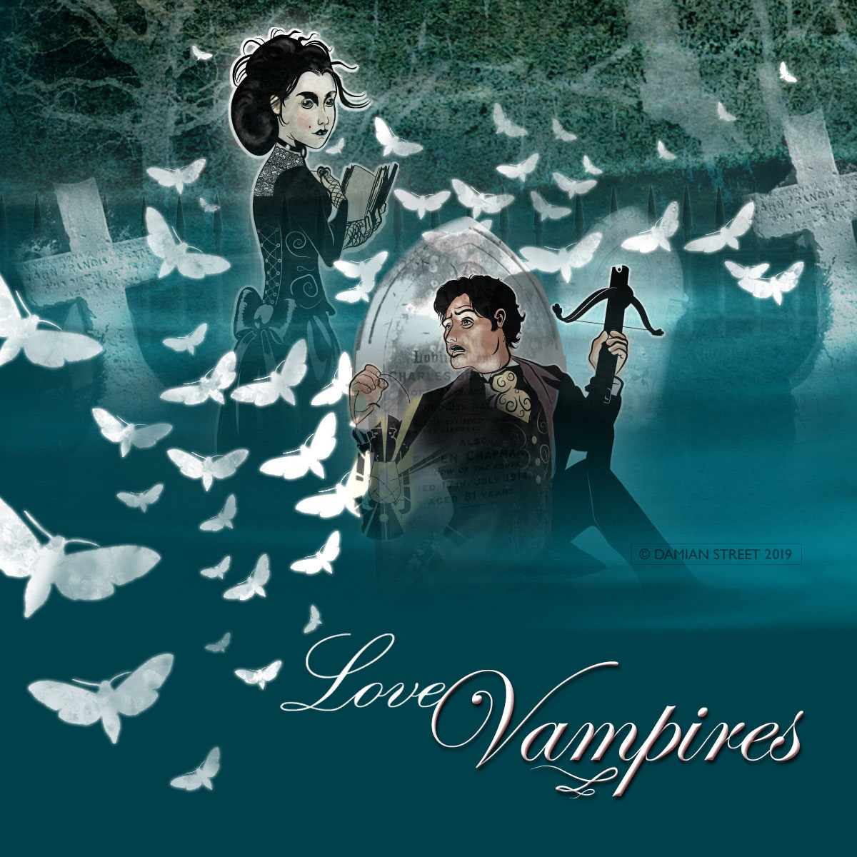 Commissioned art Love Vampires