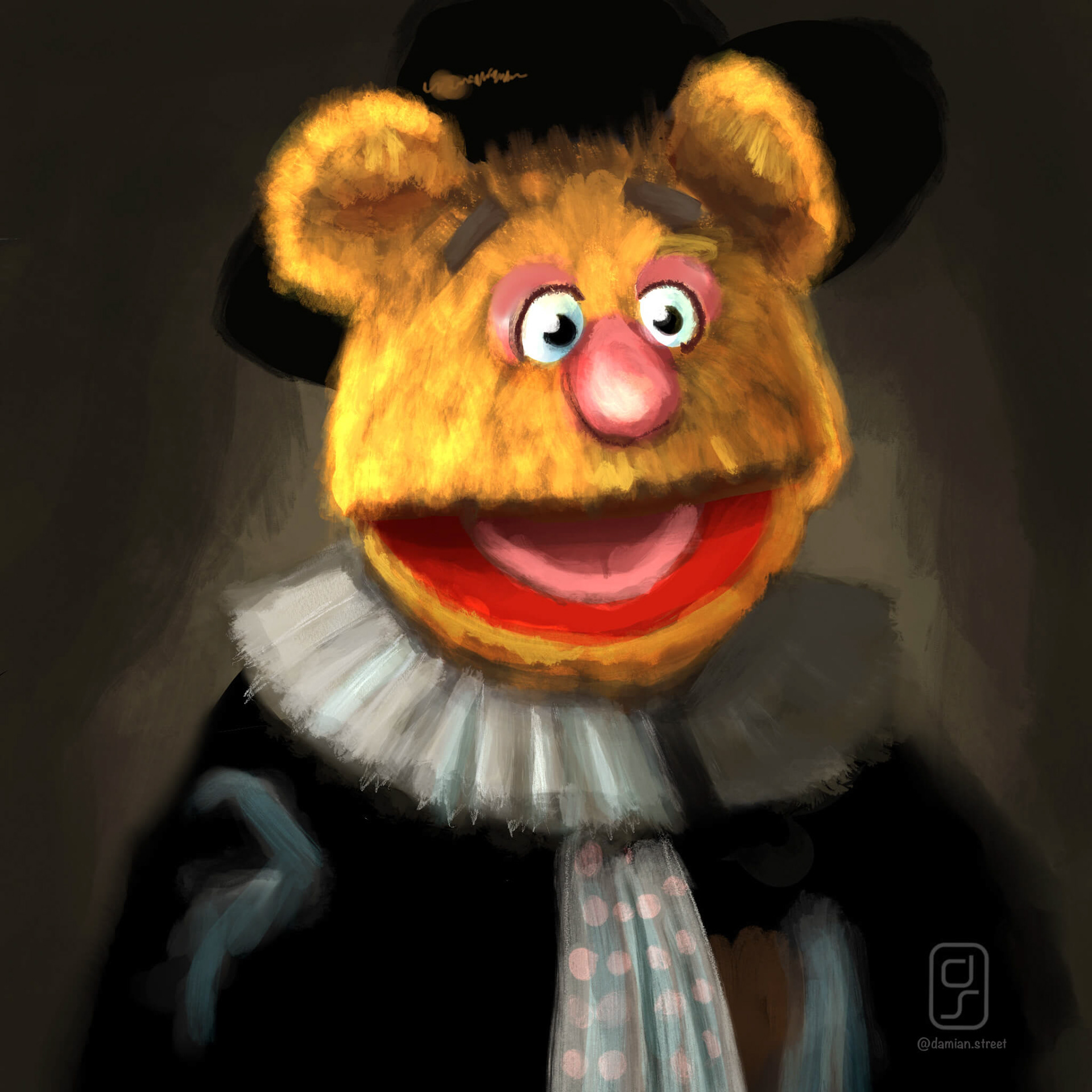 Fozzie by Rembrandt- Fan Art