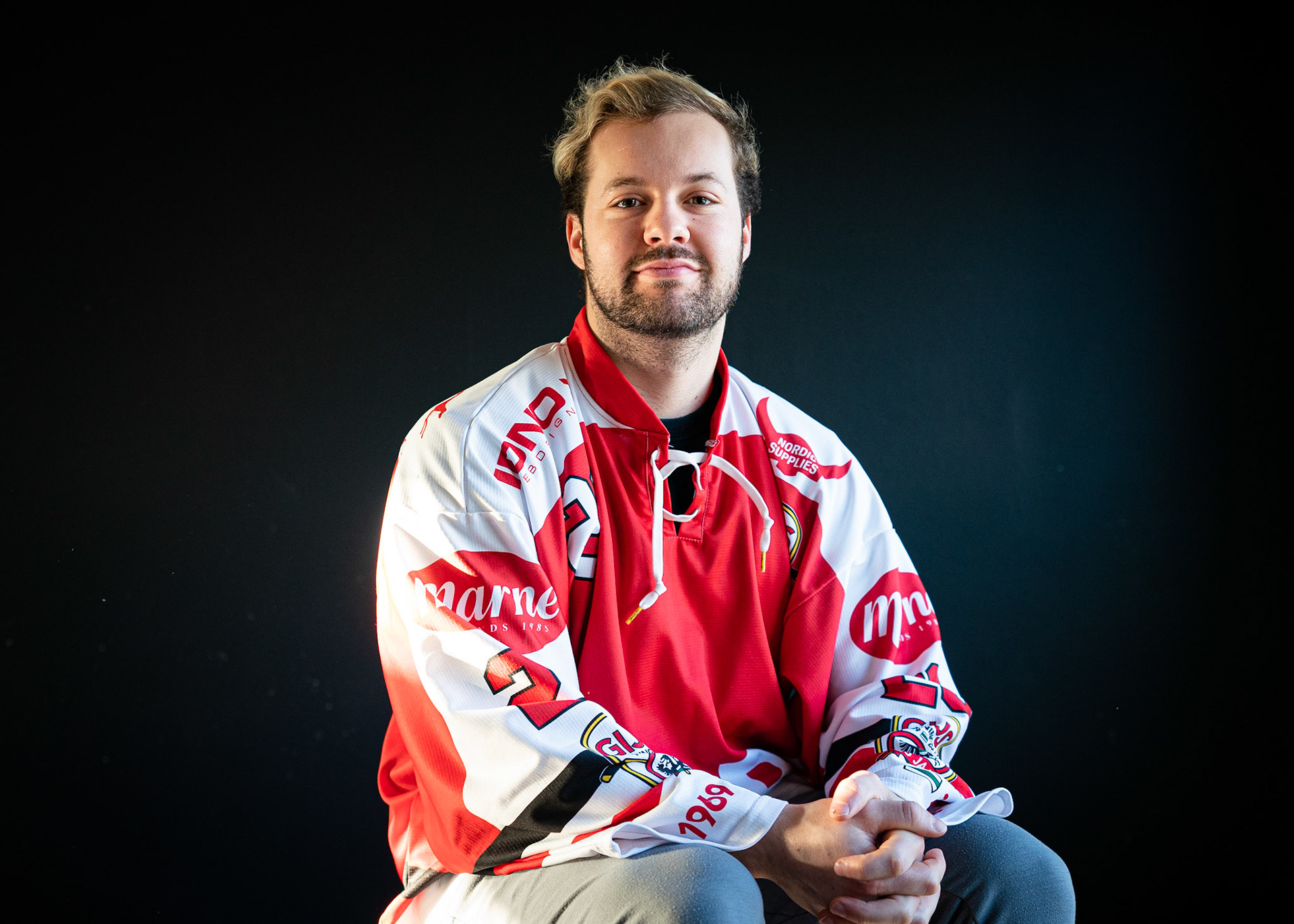 14-01-2021, Groningen: GIJS-ijshockeyer Frankie Hart, afkomstig uit Canada. JASPAR MOULIJN