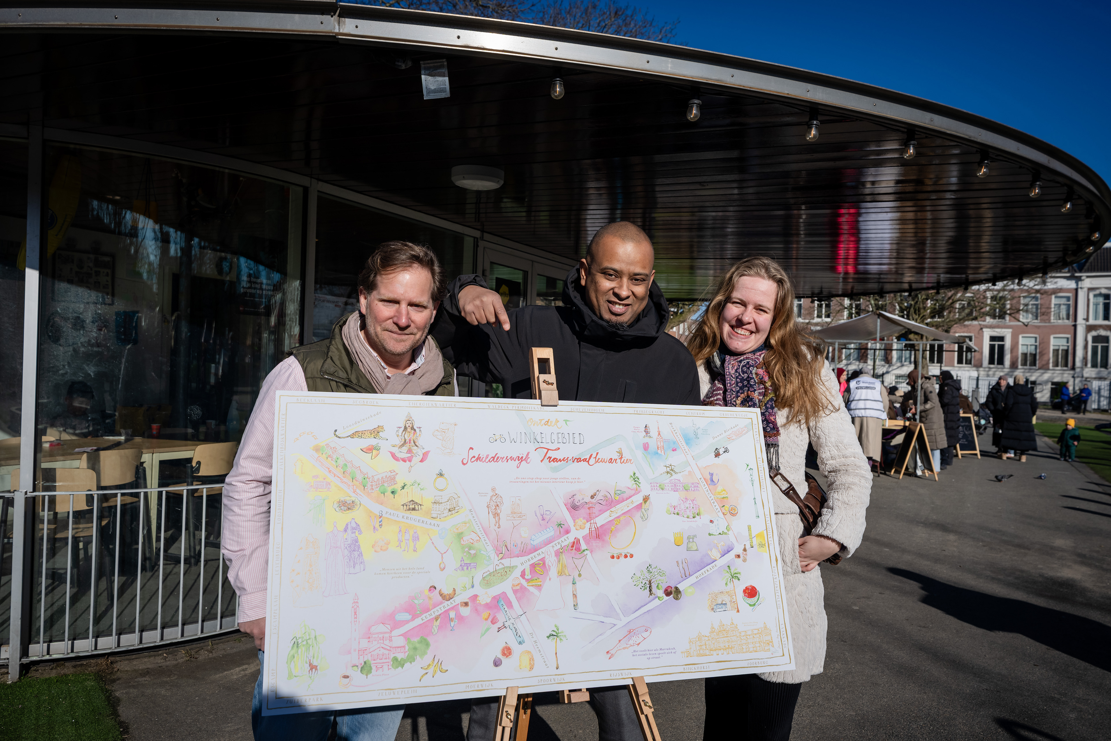 Officiële lancering van de plattegrond met wethouder wethouder Nur Icar en Vaillant-ambassadrice Sarah van Soldt