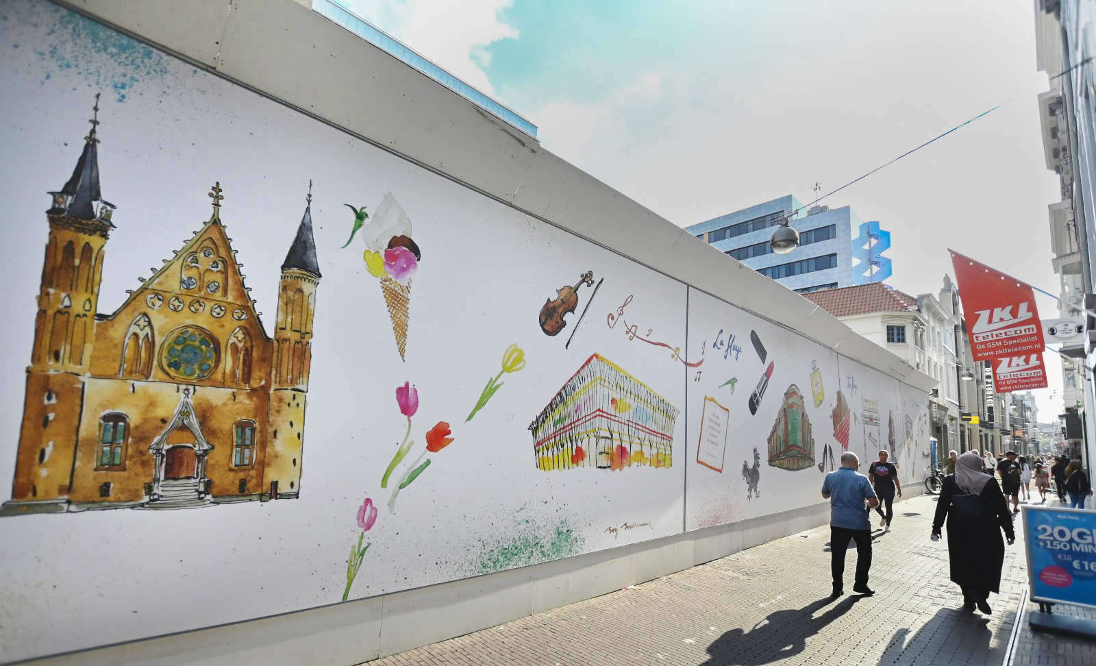 Ridderzaal, een ijsje van Moes, Amare, viool en rondvliegende halsbandparkieten