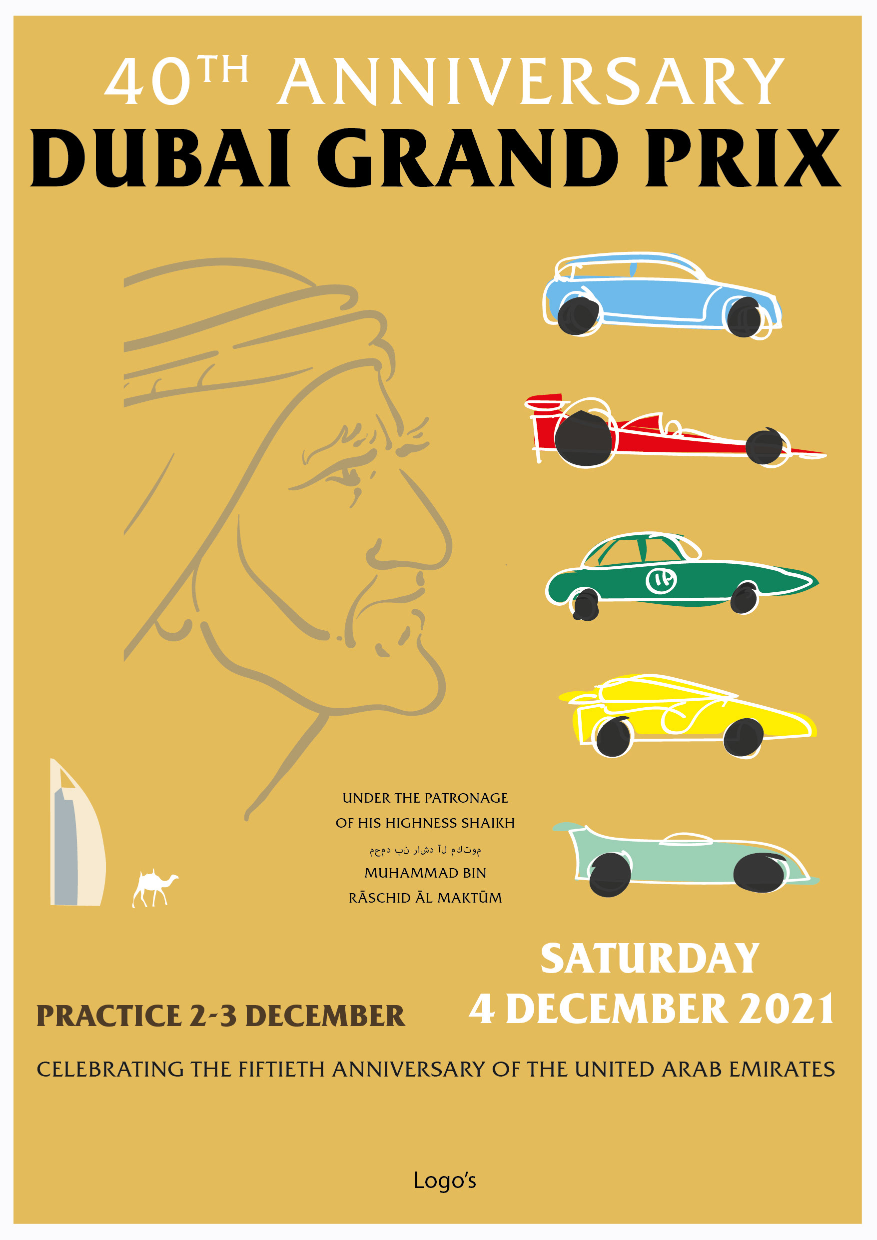 poster schets rally