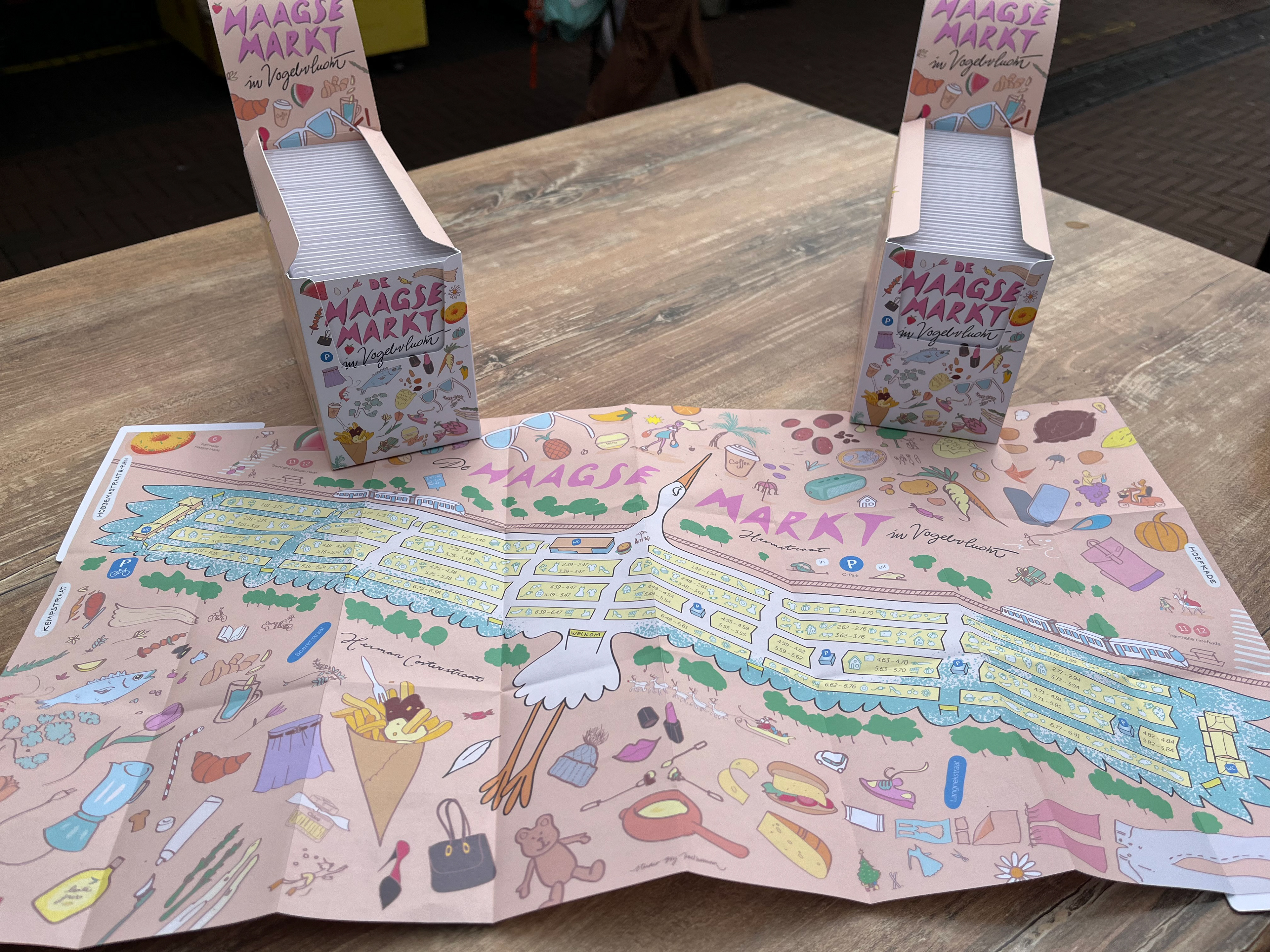 Toeristische Plattegrond Haagse Markt