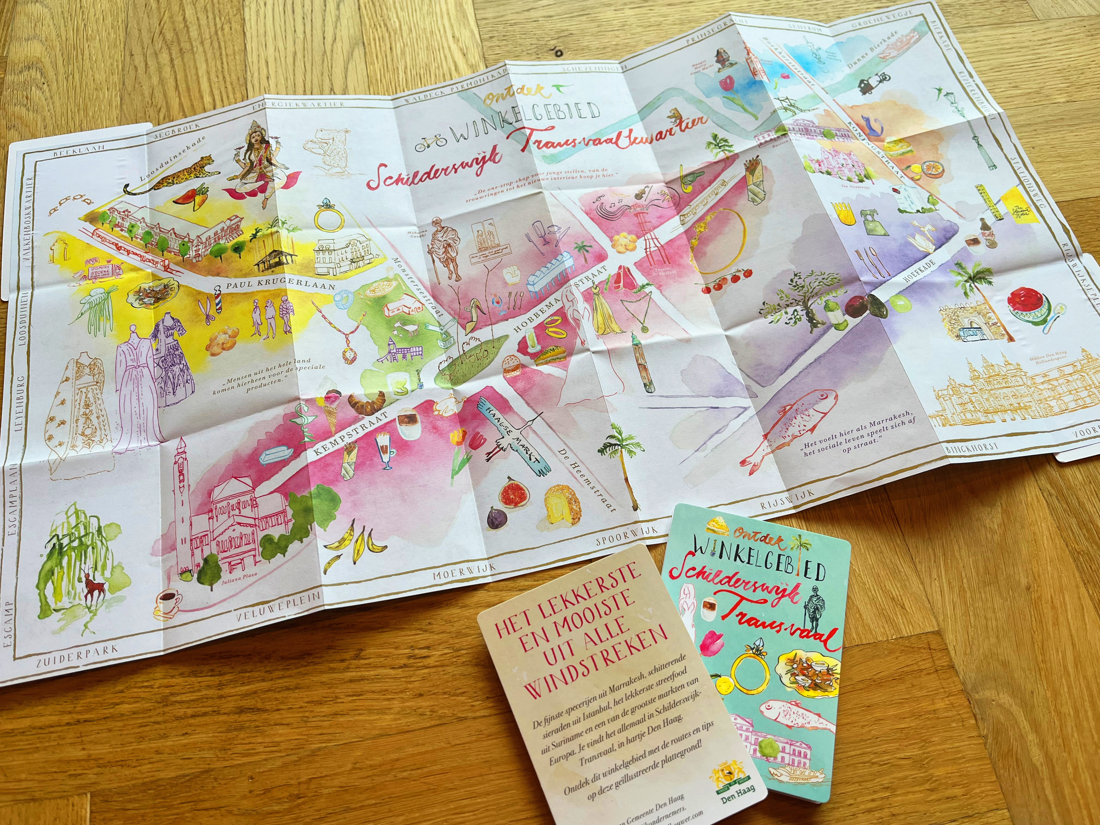 Toeristische Plattegrond Schilderswijk–Transvaalkwartier – City Branding