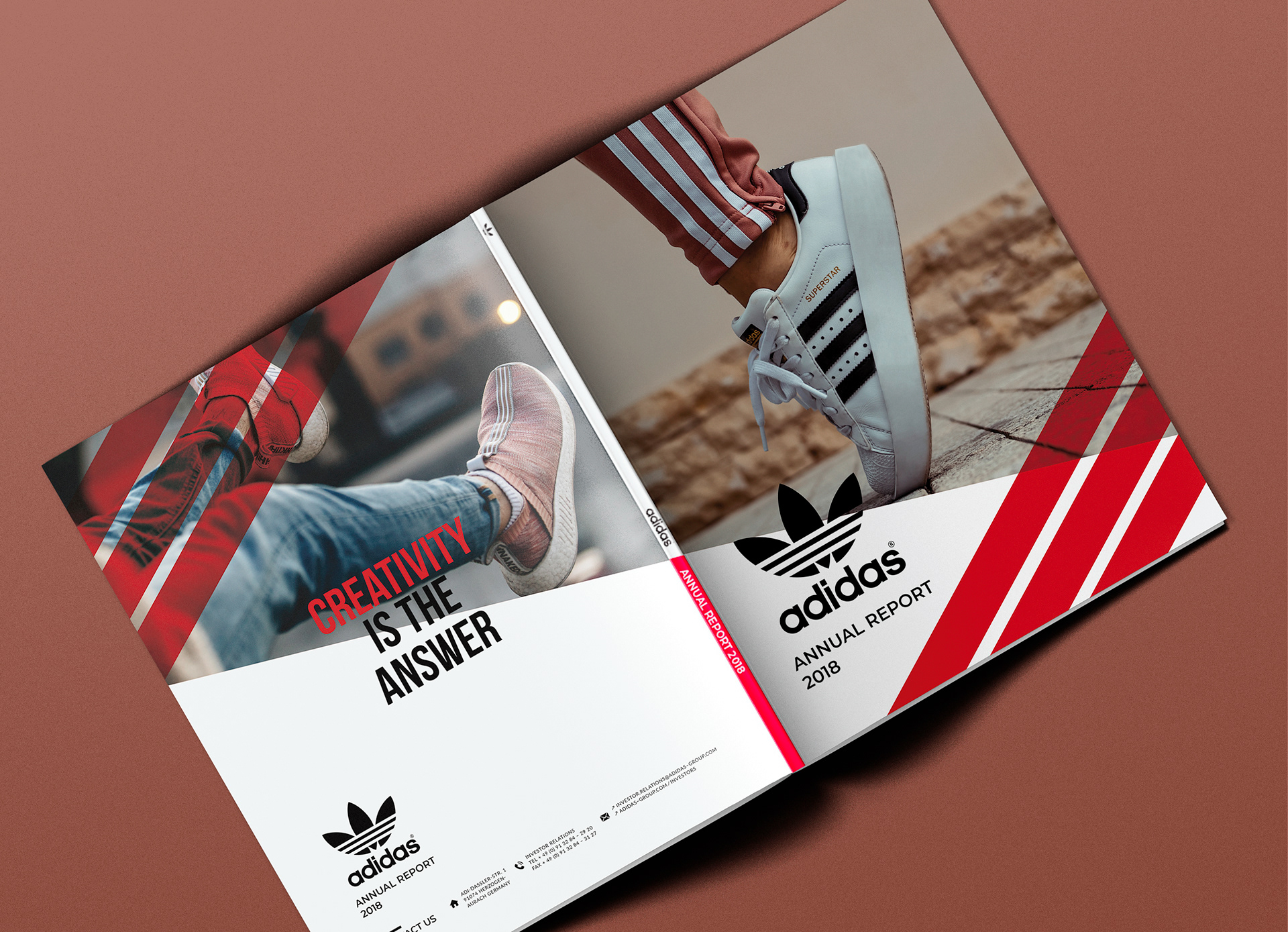 Beber agua Mancha Caliza Dwight Balutan Portfolio - Adidas: Annual Report