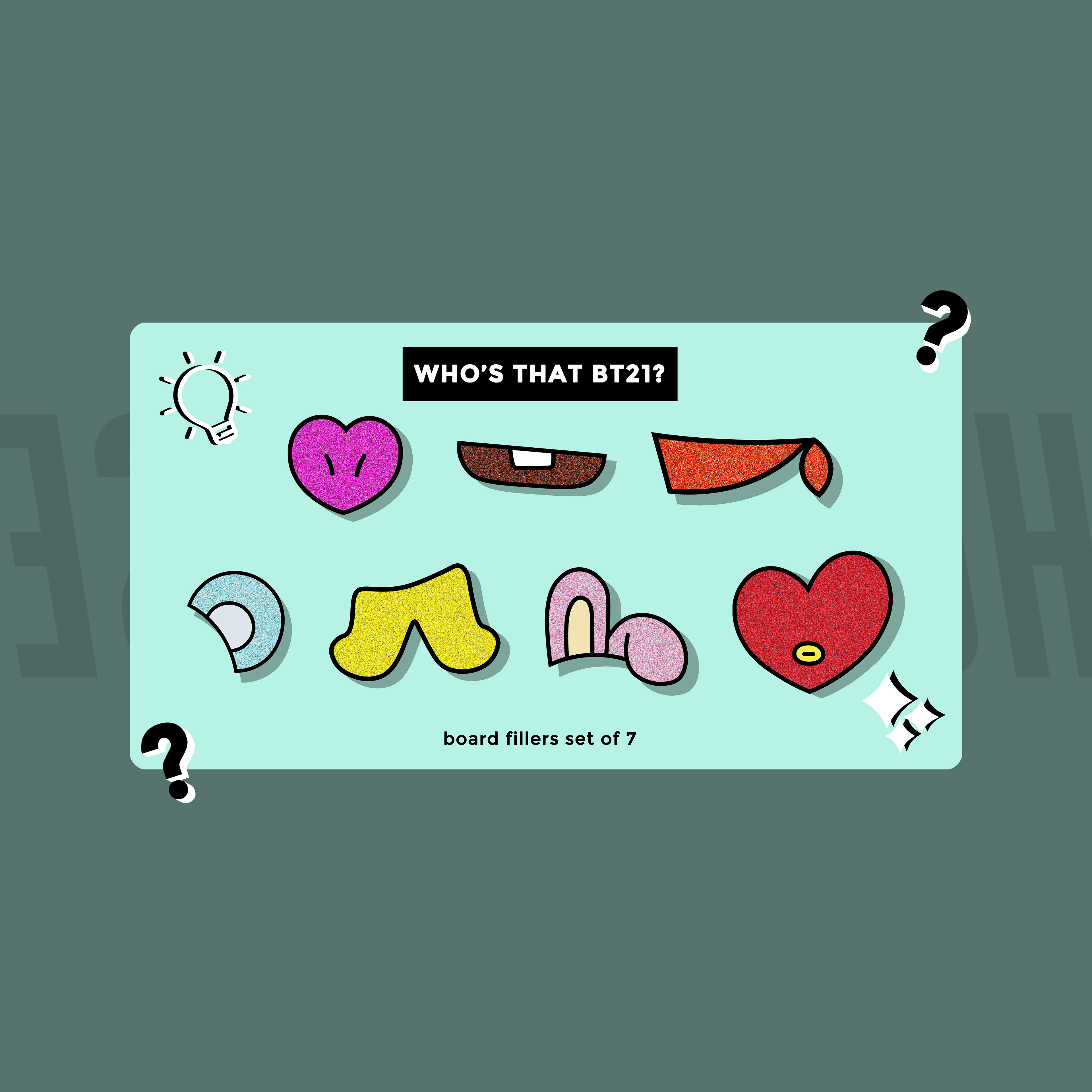 A series of pins designed for my fan-merchandise shop in 2019.